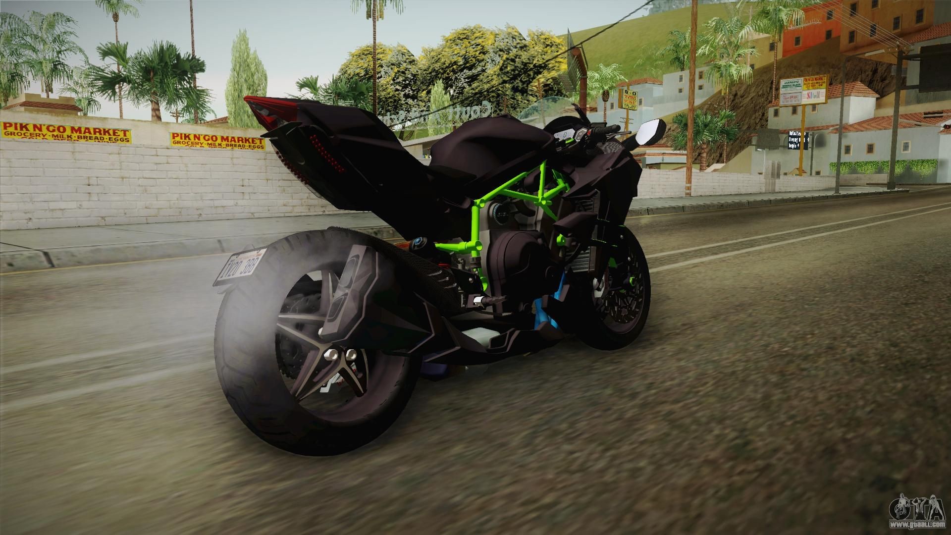 Download Kawasaki Ninja H2R 2015 for GTA San Andreas (iOS, Android)