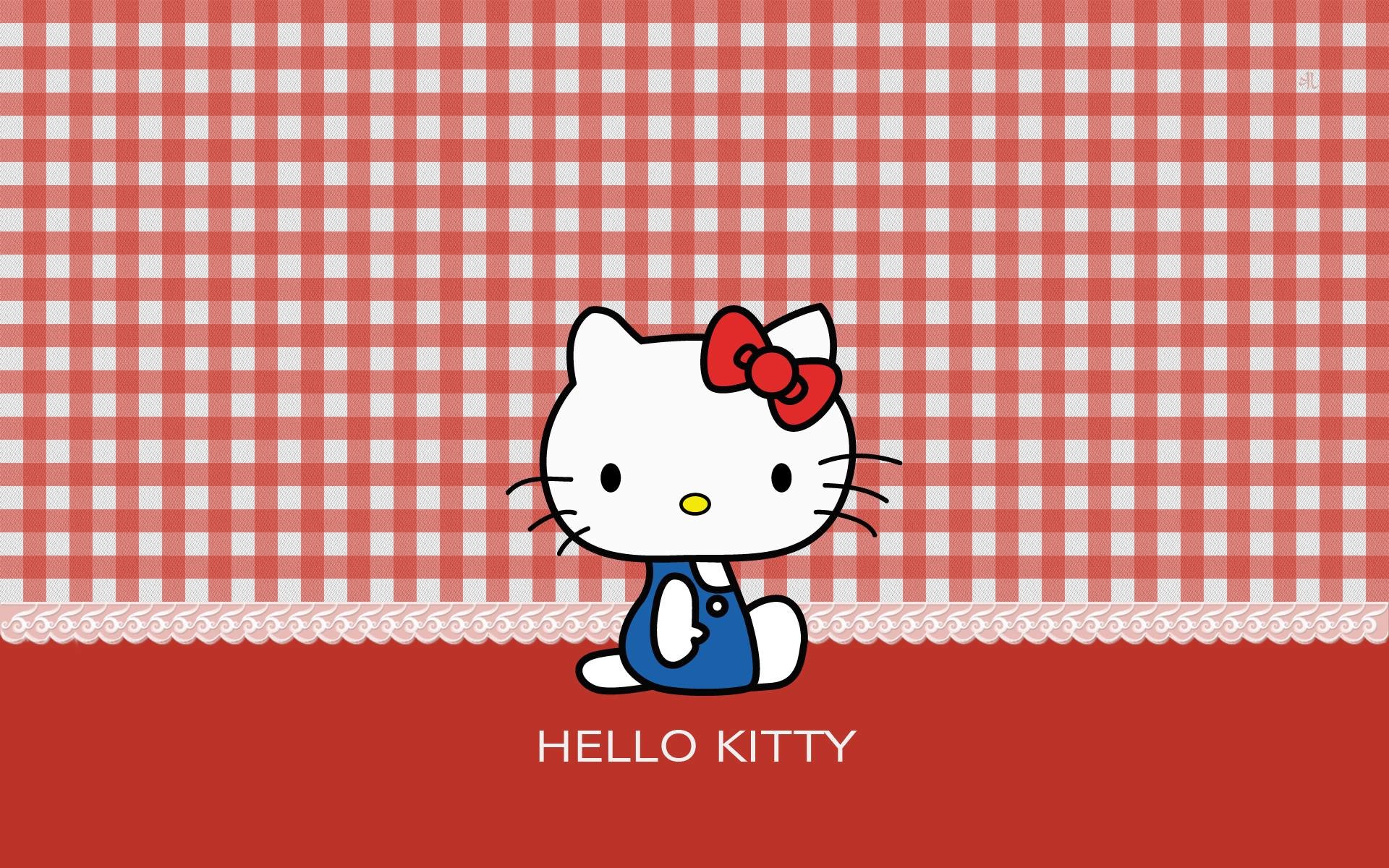 1920x1200 Red Hello Kitty Wallpaper