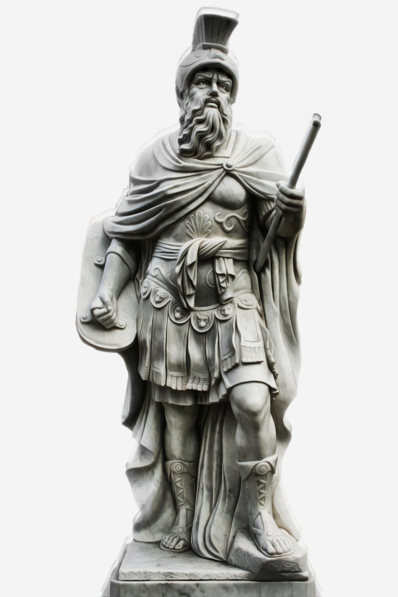 1280x1920 gladiator statue