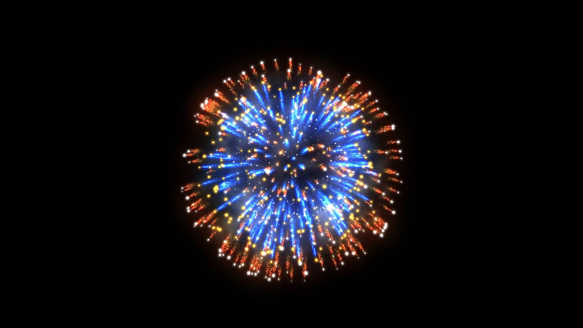 1920x1080 Fireworks, orange and blue holiday background, Alpha Channel Motion  Background - VideoBlocks