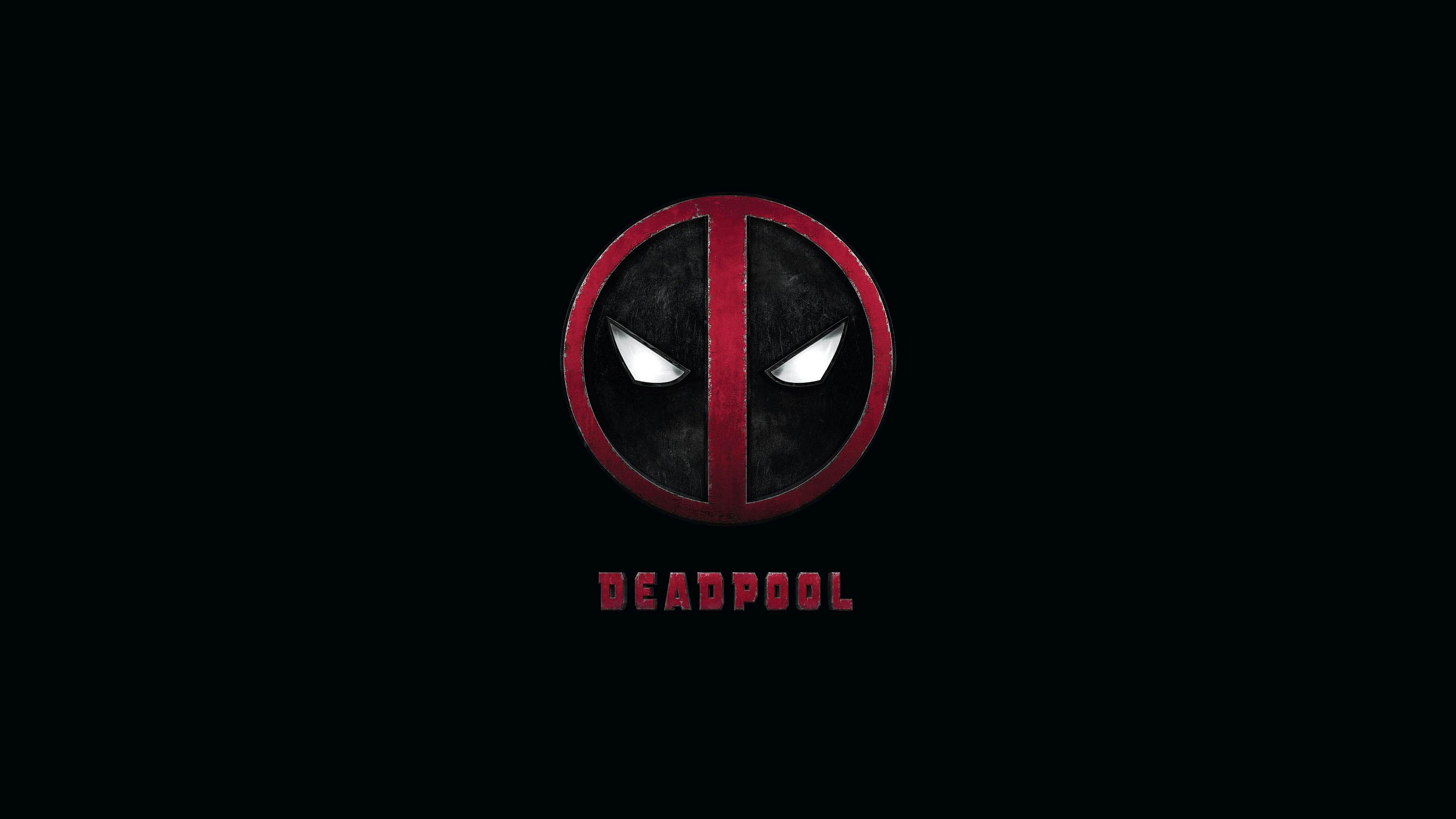 3840x2160 Deadpool Symbol Logo  wallpaper