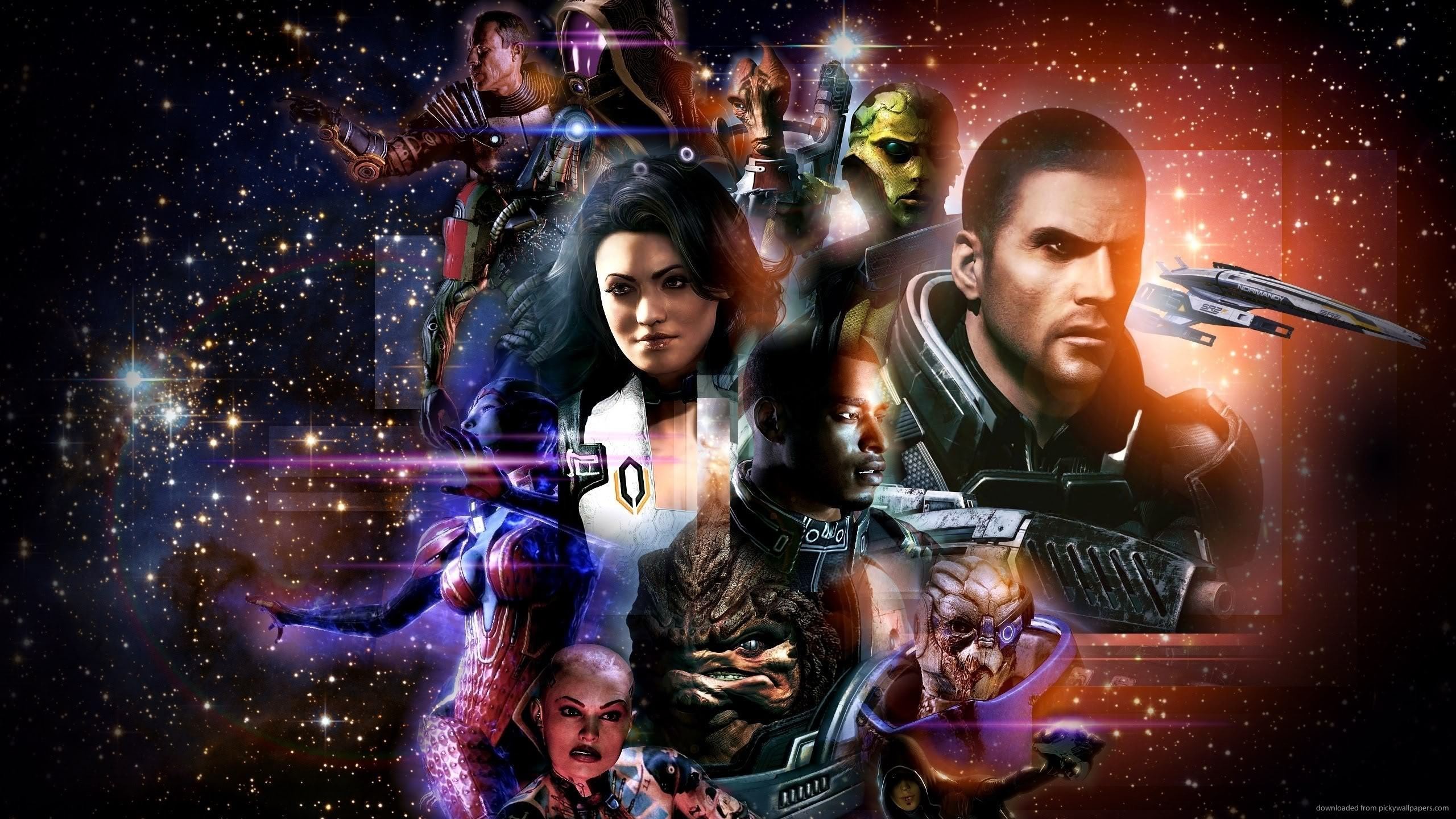 2560x1440 Download  Mass Effect Star Wars Styled Poster Wallpaper