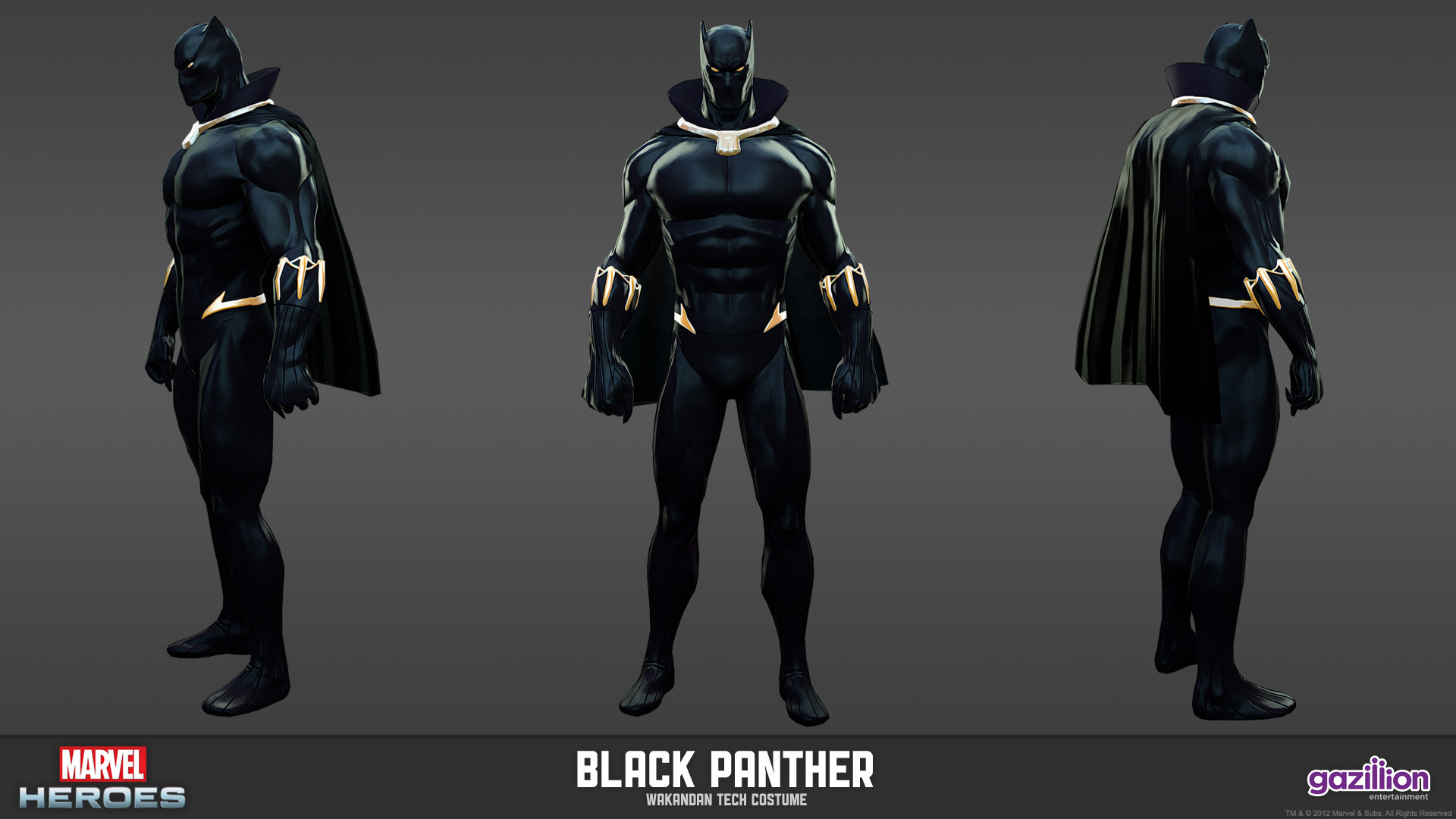 1920x1080 Black Panther Marvel Costume Tyler fermelis 3d character