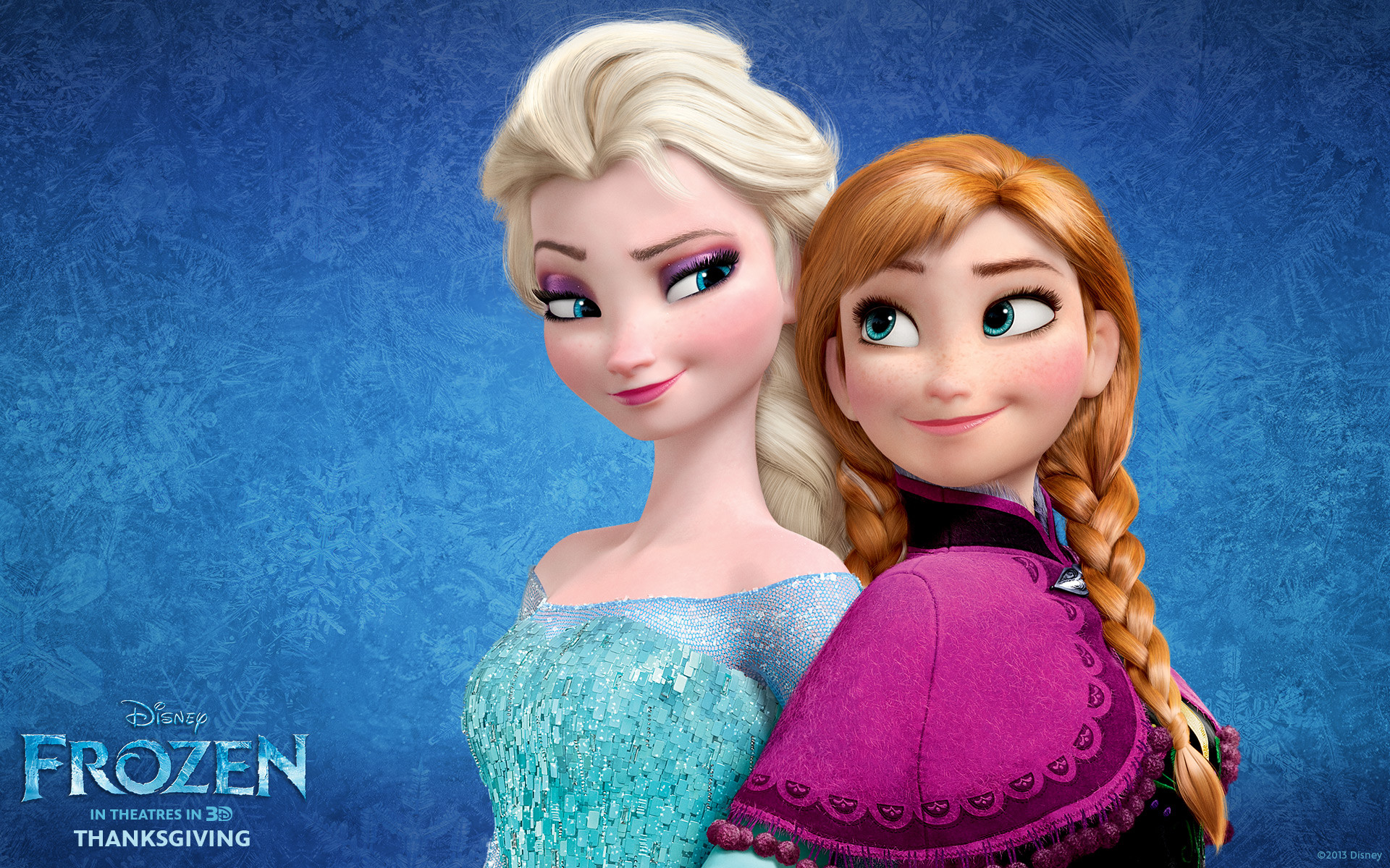 1920x1200 Anna and Elsa from Disney's Frozen Wallpaper