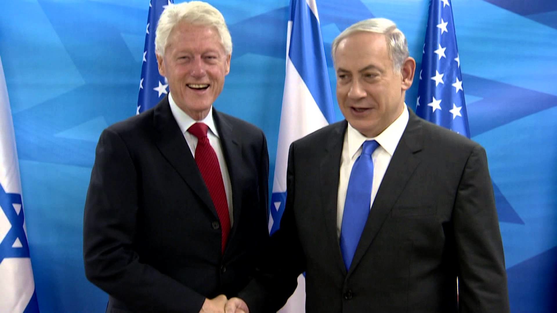 1920x1080 PM Netanyahu meets Bill Clinton
