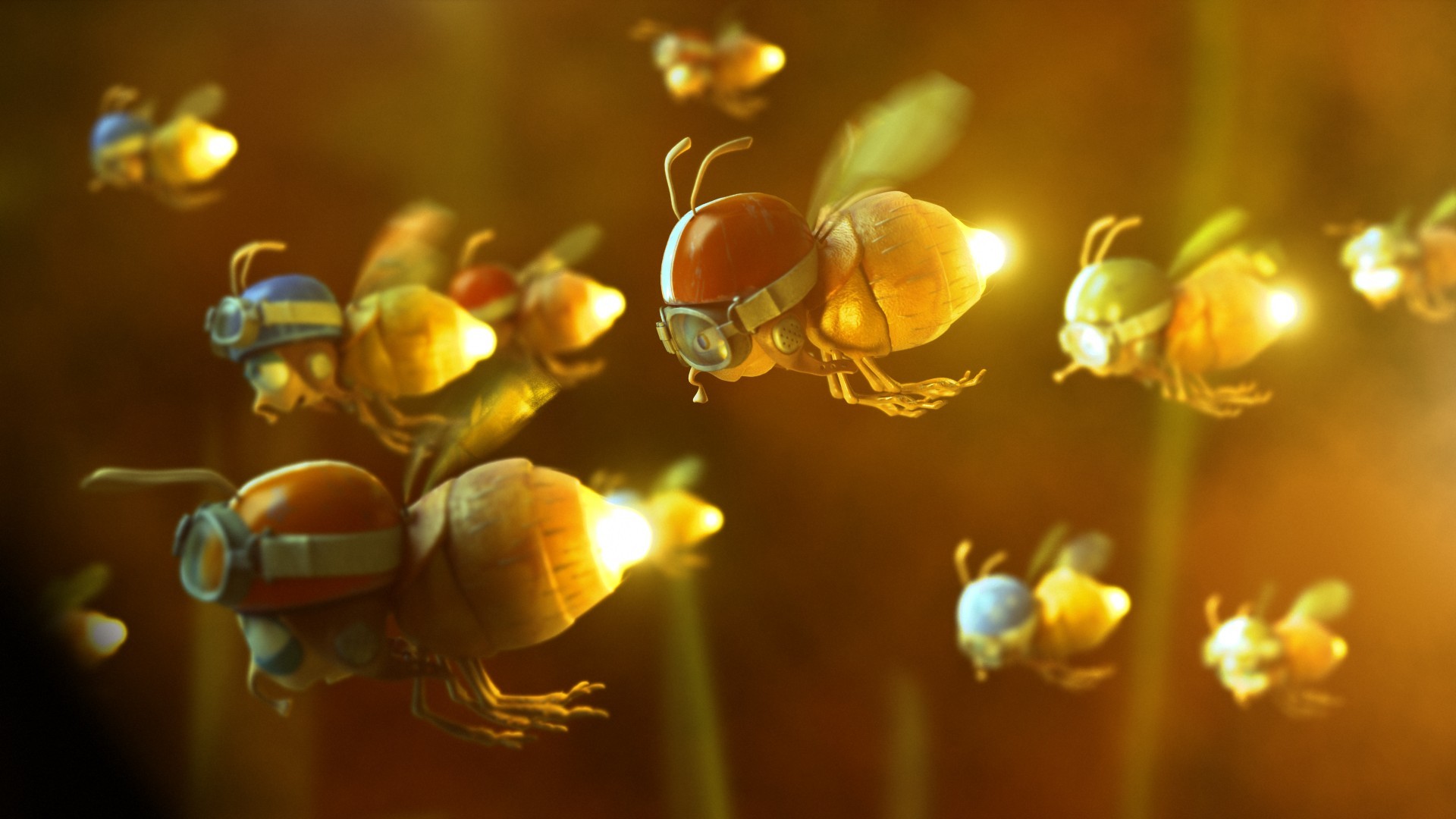 1920x1080 Humor insect firefly googles mask wings cute flight fly wallpaper |   | 32148 | WallpaperUP