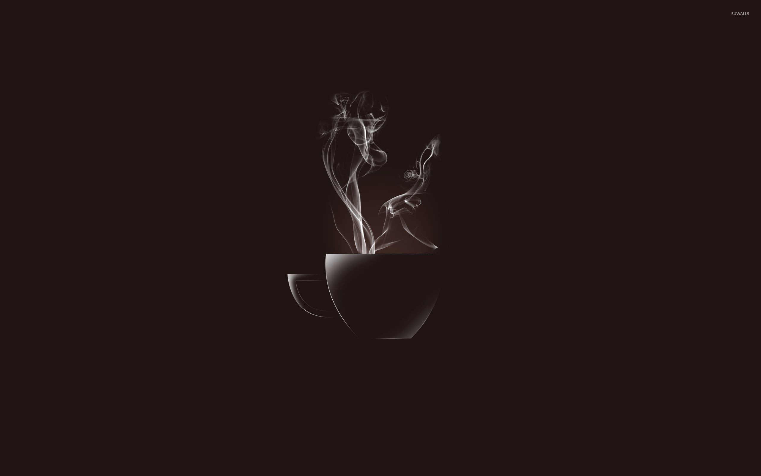 2560x1600 Hot coffee cup wallpaper
