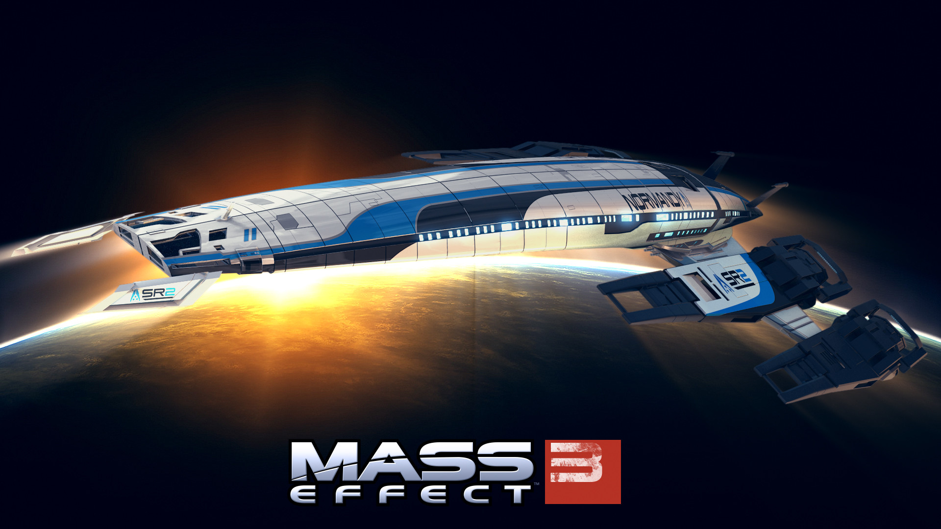 1920x1080 Pin Normandy Sr 2 Mass Effect Space Ship Picture 