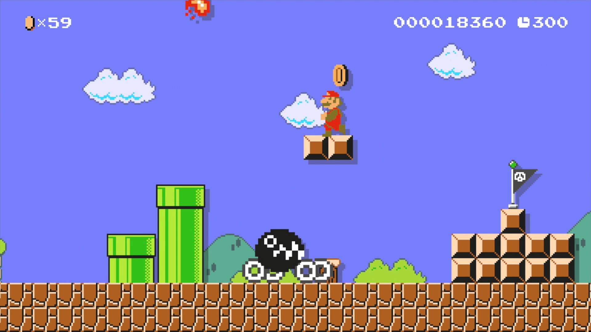 1920x1080 Super Mario Maker Levels: "8-bit Giants"