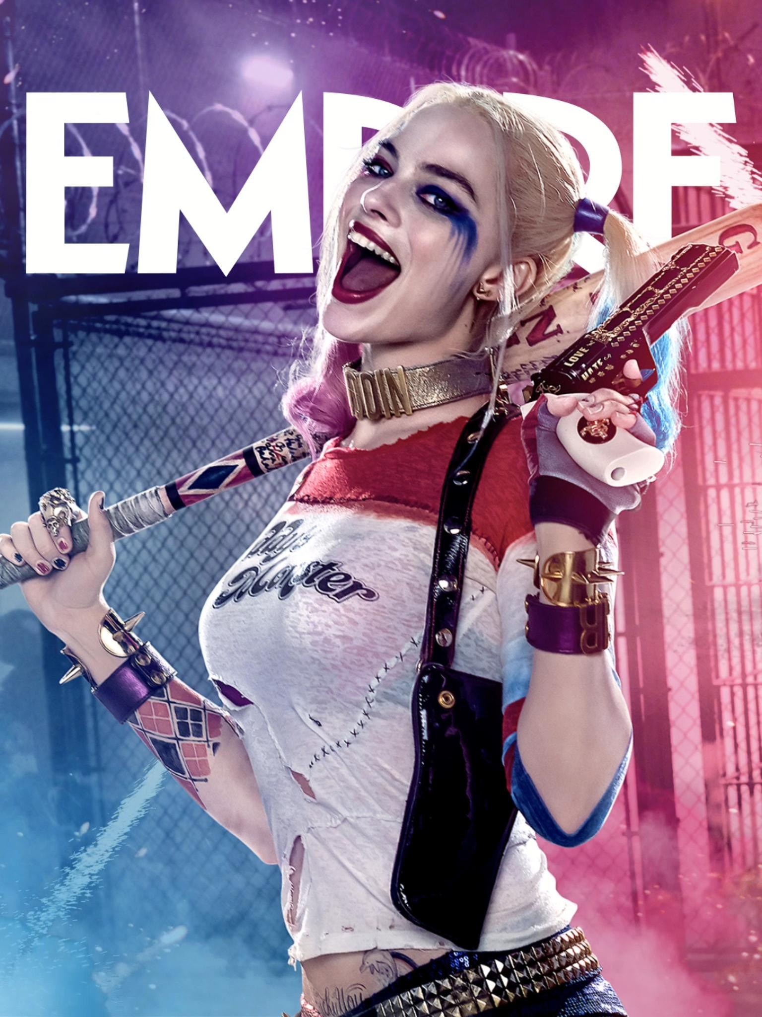 1536x2048 suicide squad harley HD