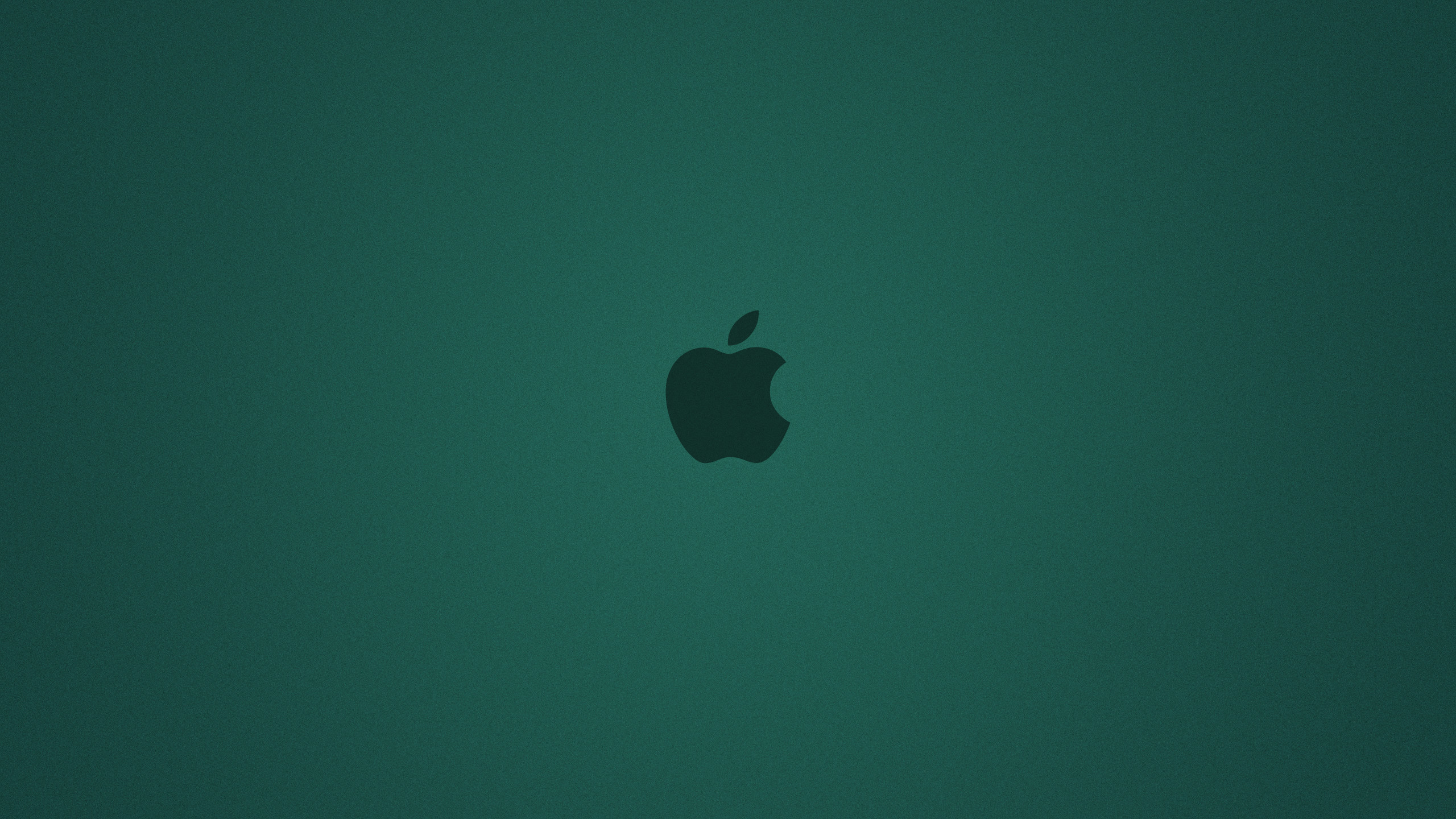 2560x1440  Cyan Apple Background YouTube Channel Cover