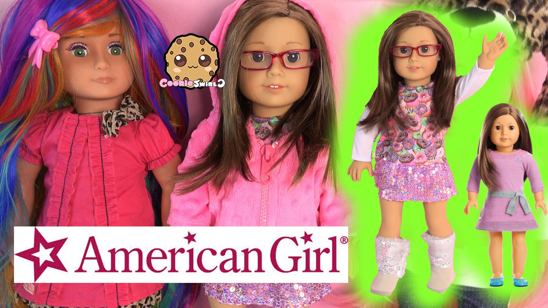 1920x1080 American Girl Truly Me Collection Doll + Fashion + Custom 18 Inch Dolls -  Cookieswirlc Toy Video - YouTube