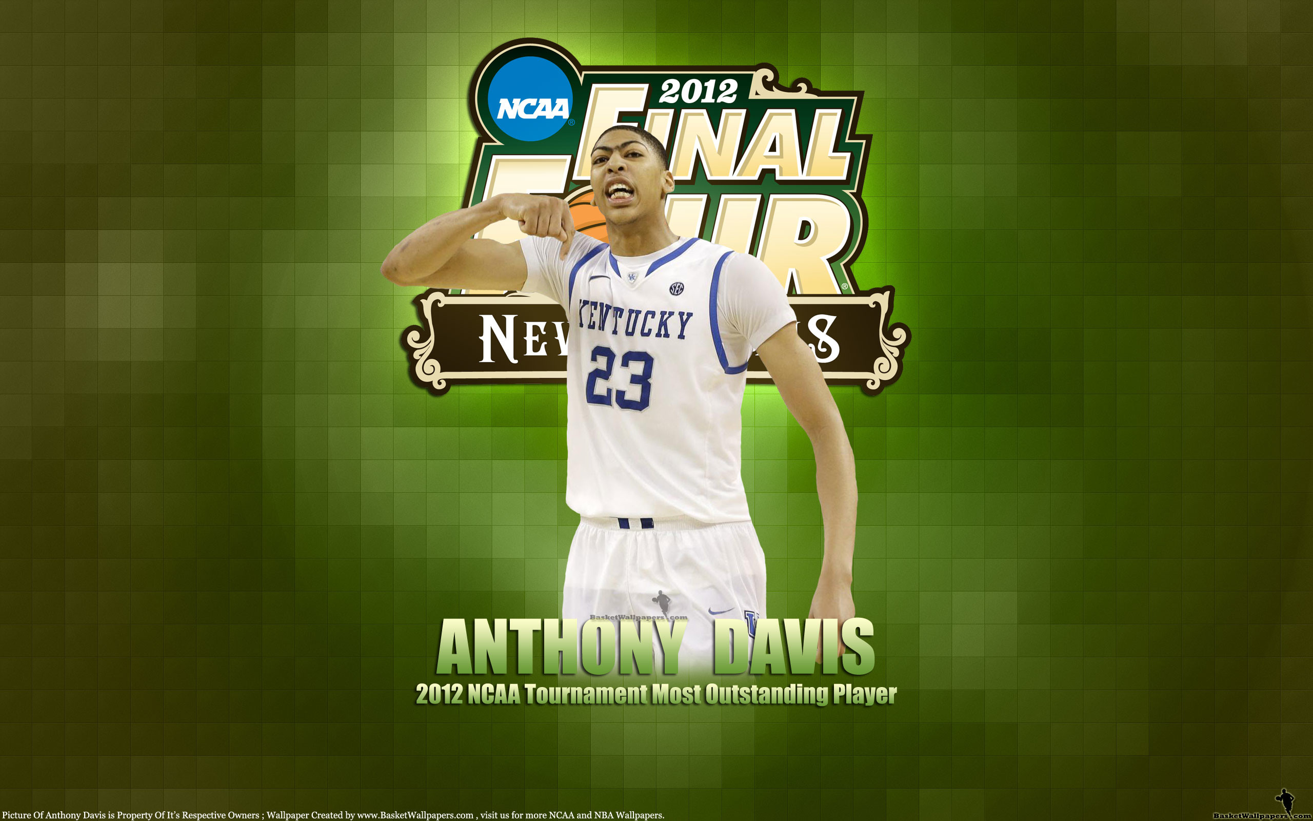 2560x1600 Anthony Davis 2012 NCAA Final Four  Wallpaper
