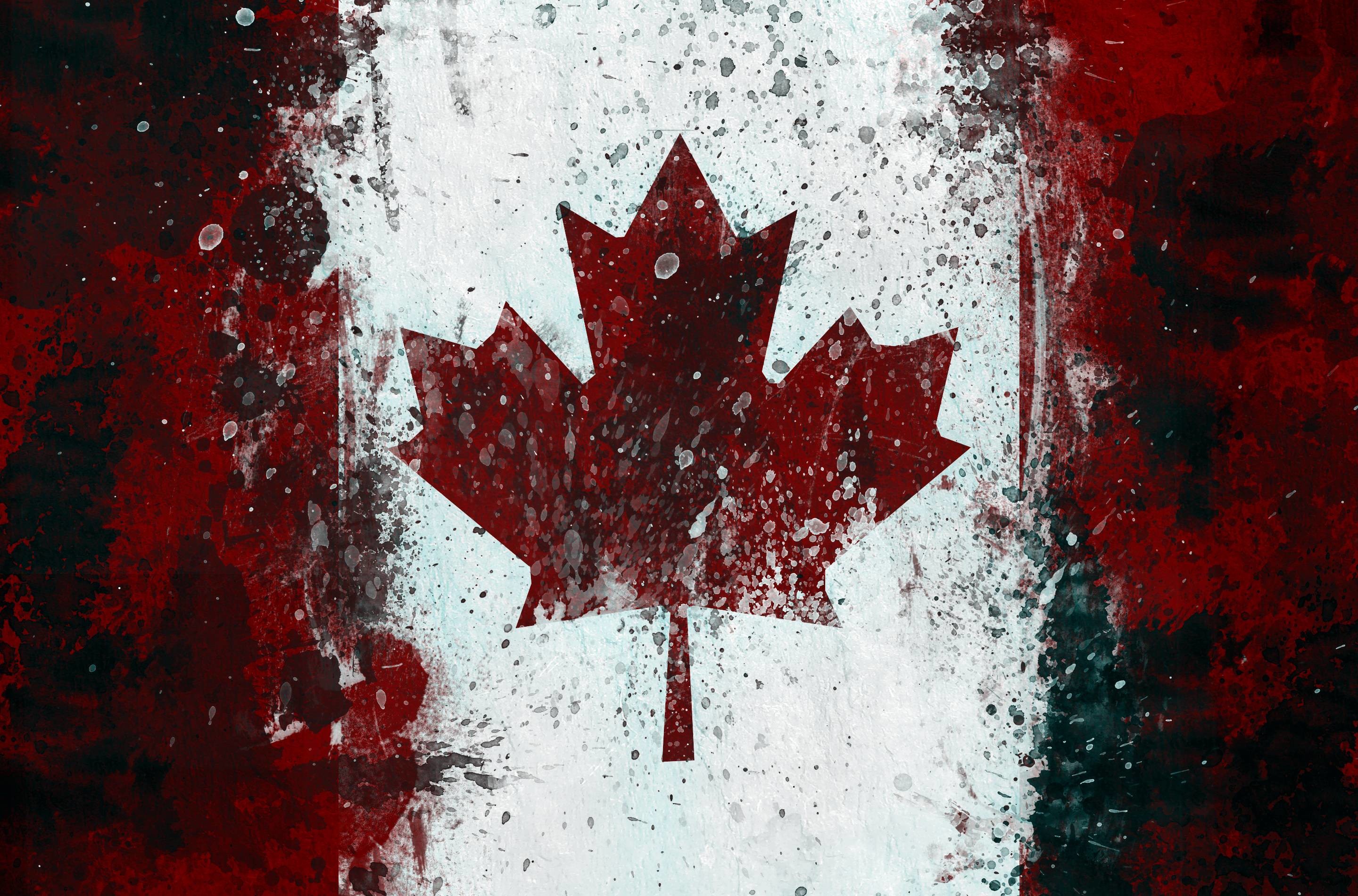 2880x1900 Canadian Flag Abstrack Wallpaper Â« Desktop Background Wallpapers HD