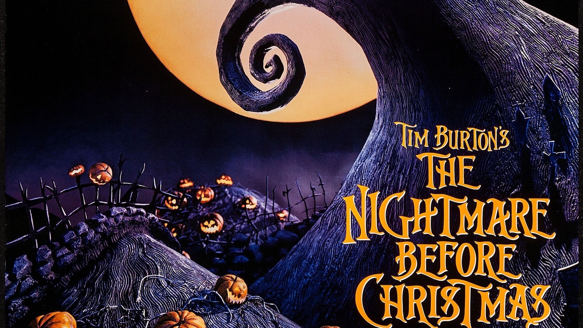 1920x1080 ... The Nightmare Before Christmas Wallpaper The nightmare before christmas  movie posters wallpapers Nightmare Before Christmas Wallpapers Jack  Skellington ...