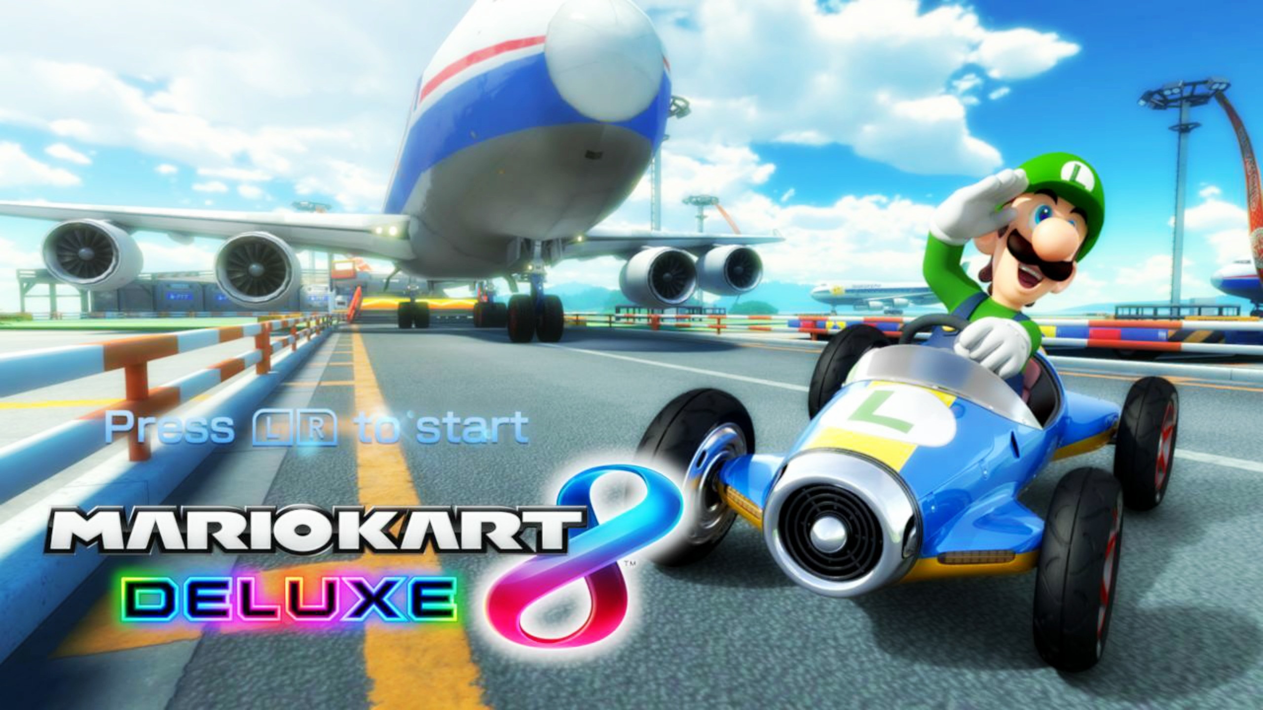 2560x1440 ... ObsessedGamerGal86 Mario Kart 8 Deluxe - Cheeful Luigi! by  ObsessedGamerGal86