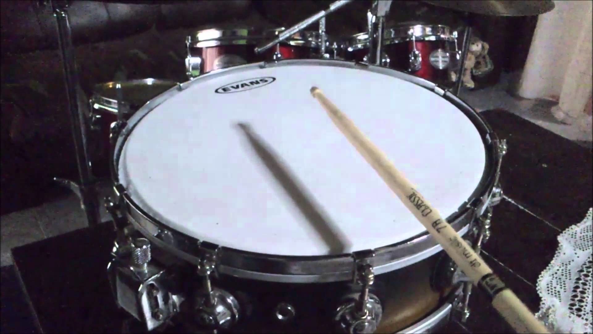 1920x1080 Evans Drumheads Comparacion - Genera HD Dry vs. G2 Coated 14" - YouTube