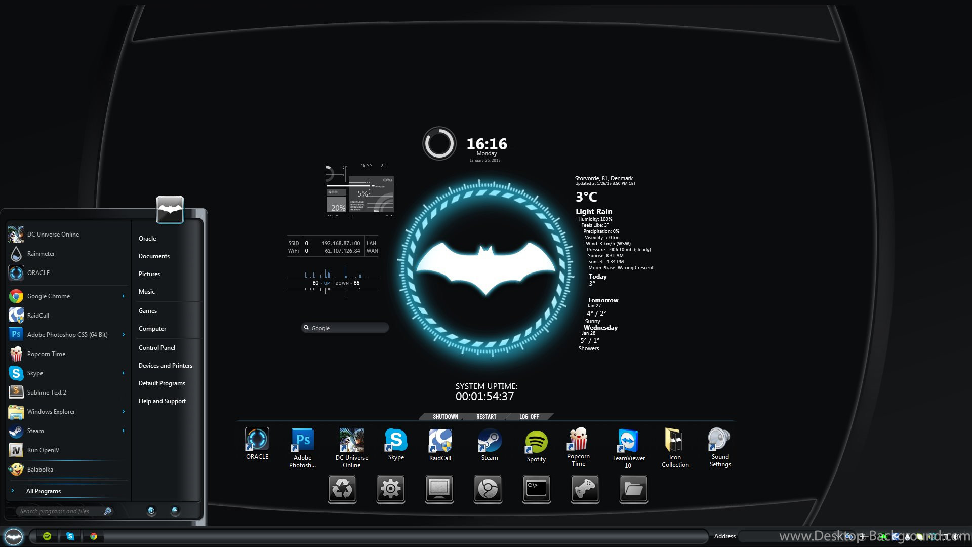 1920x1080 BATMAN (My Custom Built Bat Computer) By RevafallArts On DeviantArt