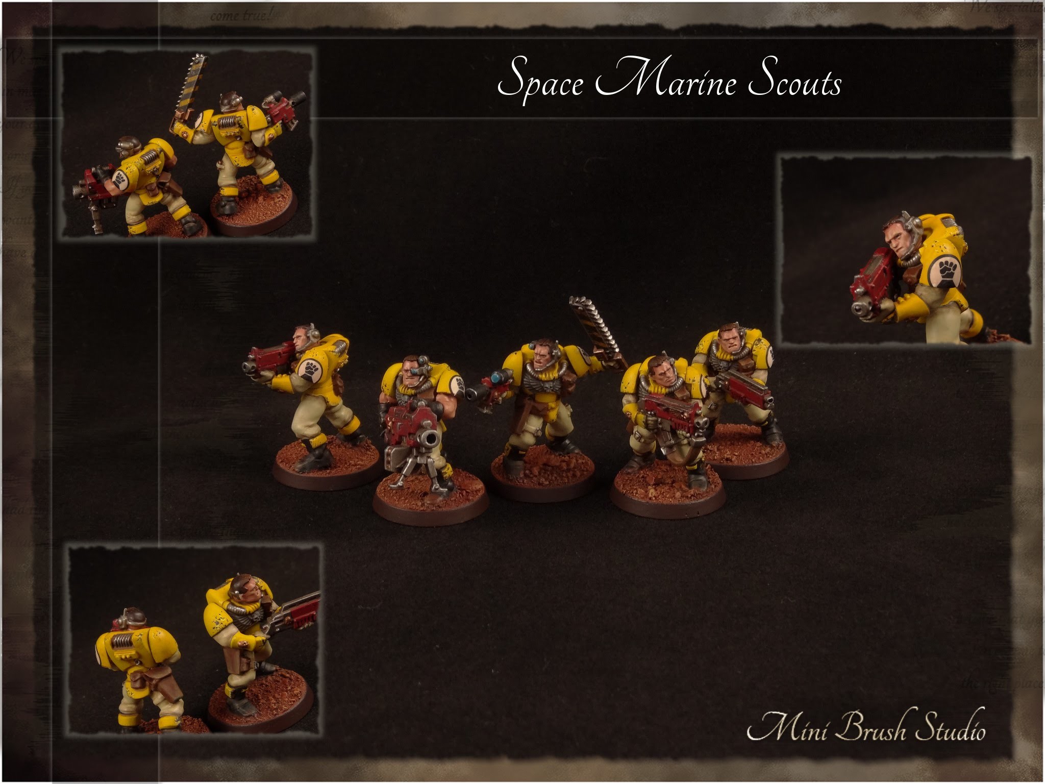 2048x1536 Warhammer 40k - Space Marine Scouts ( Imperial Fists )