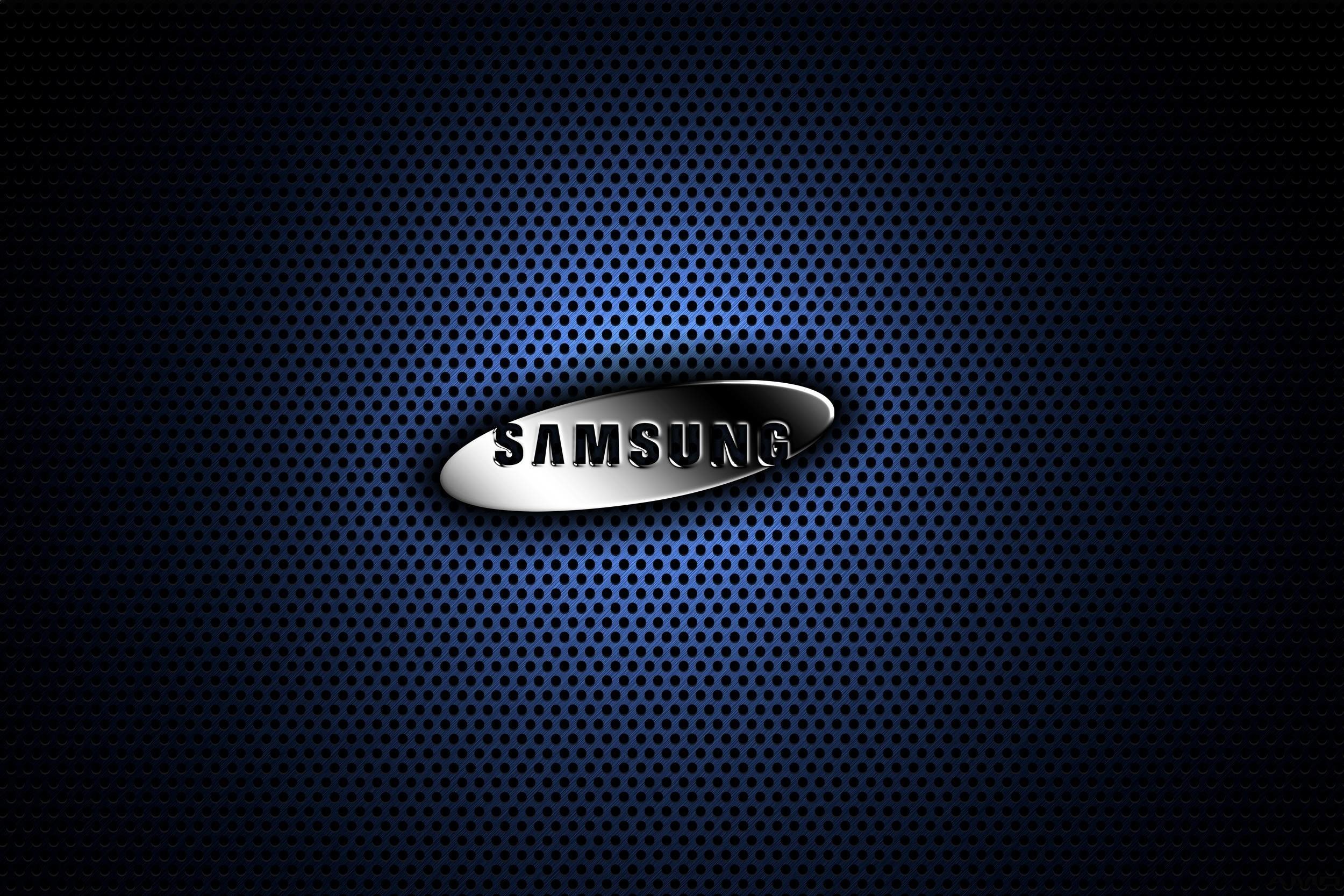2500x1667  Samsung-Blue-Metal-Logo-Wallpaper-HD | TechFreaksNL