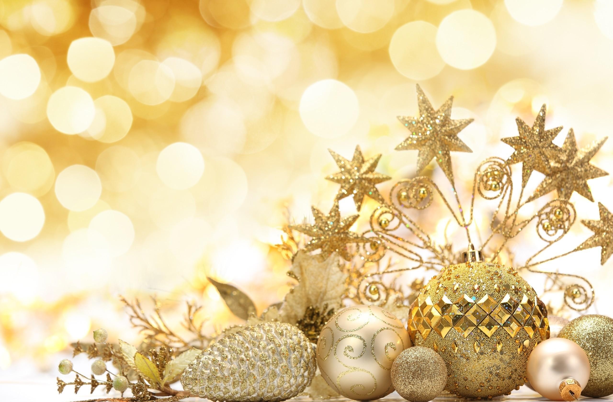2560x1680 Gold Christmas Ornament Background (16)