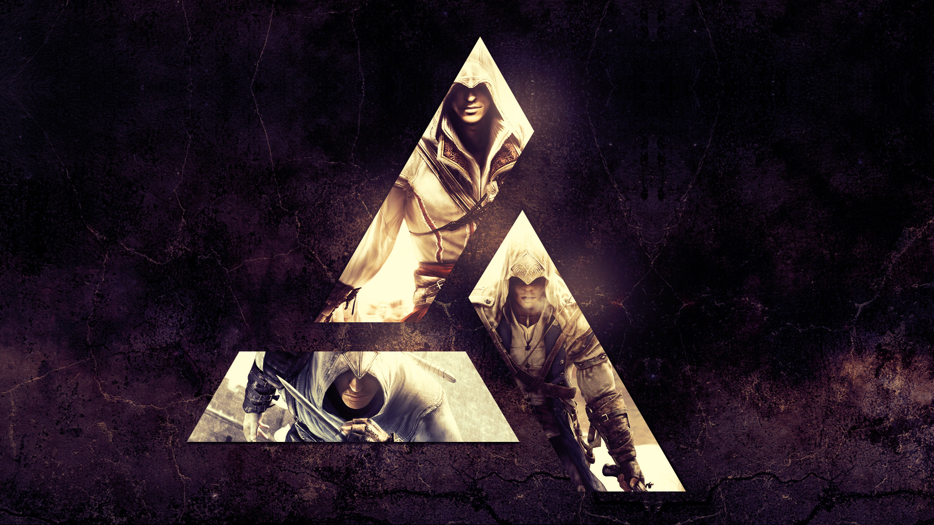 1920x1080 #video games #Assassins Creed #Connor #AltaÃ¯r Ibn-LaAhad #Ezio Auditore da  Firenze #Assassins Creed 2 wallpaper