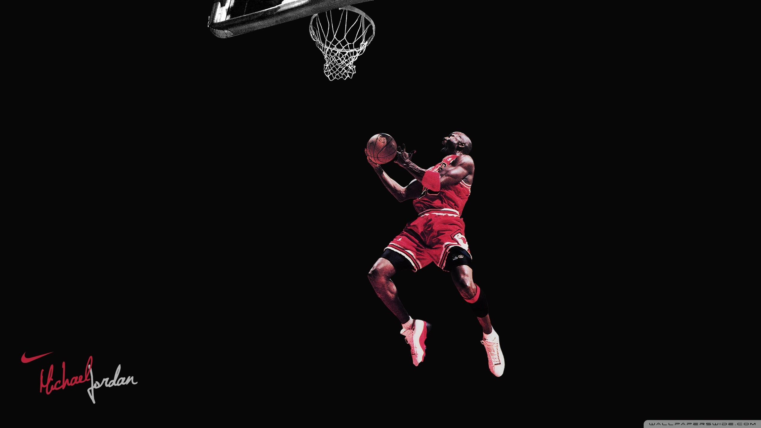 Download Professional NBA Players Kobe Bryant And Michael Jordan  Illustration Wallpaper | Wallpapers.com