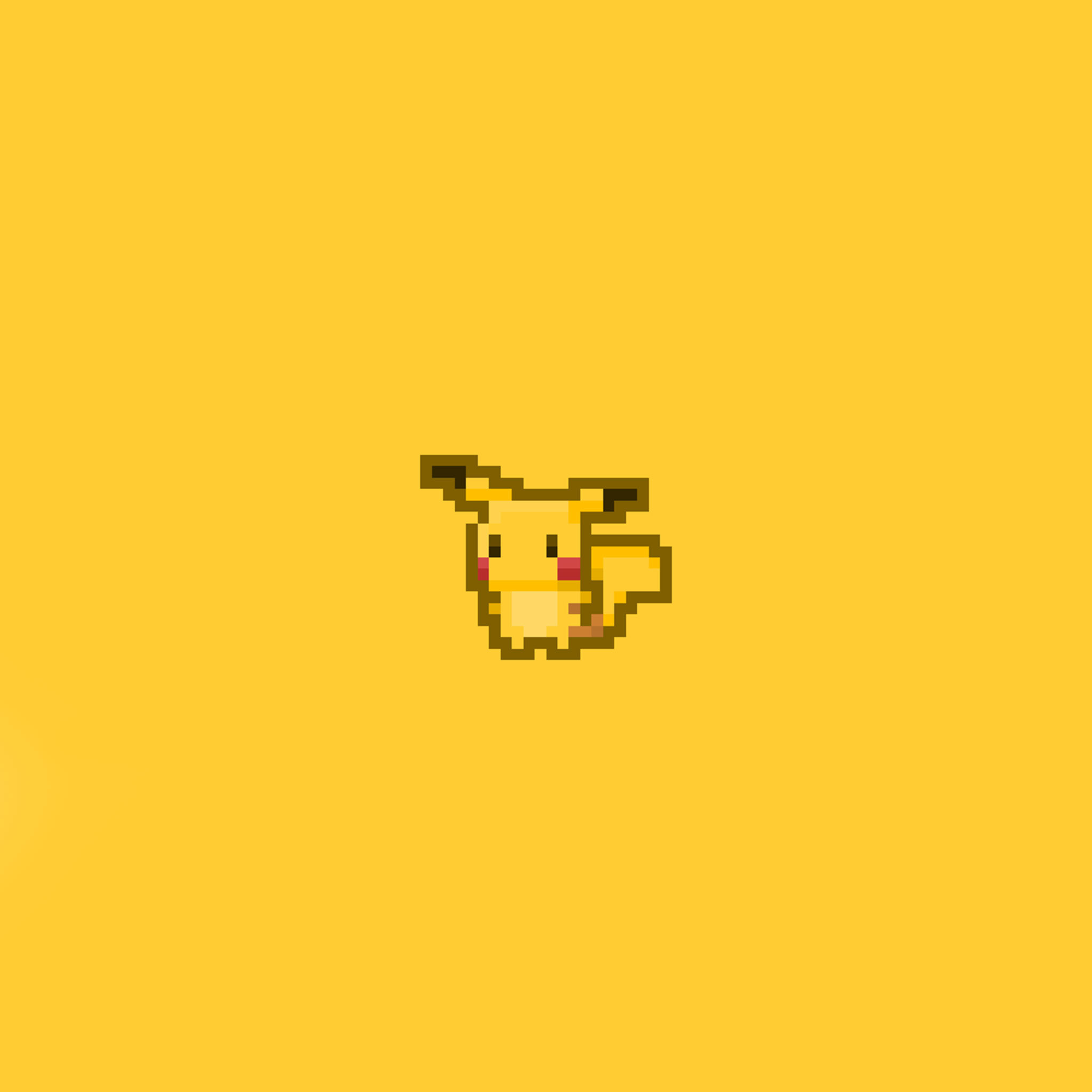2048x2048 FREEIOS7 | pixel-pikachu - parallax HD iPhone iPad wallpaper