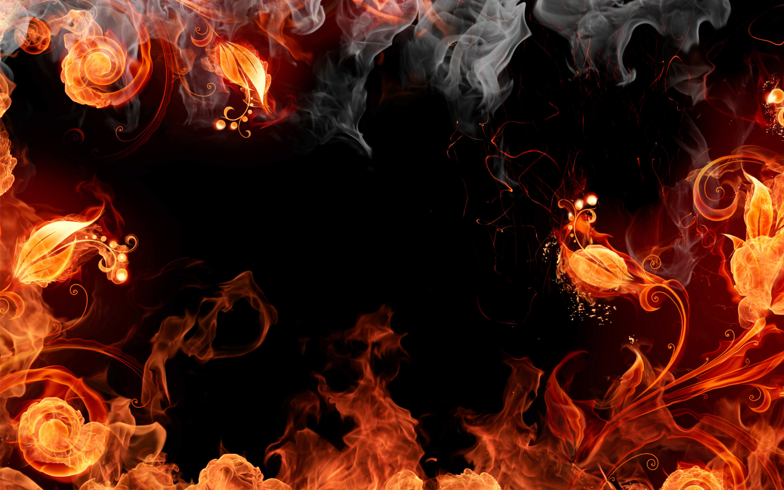 2560x1600 Cool Fire Backgrounds Wallpaper | Wallpapers 4k | Pinterest .