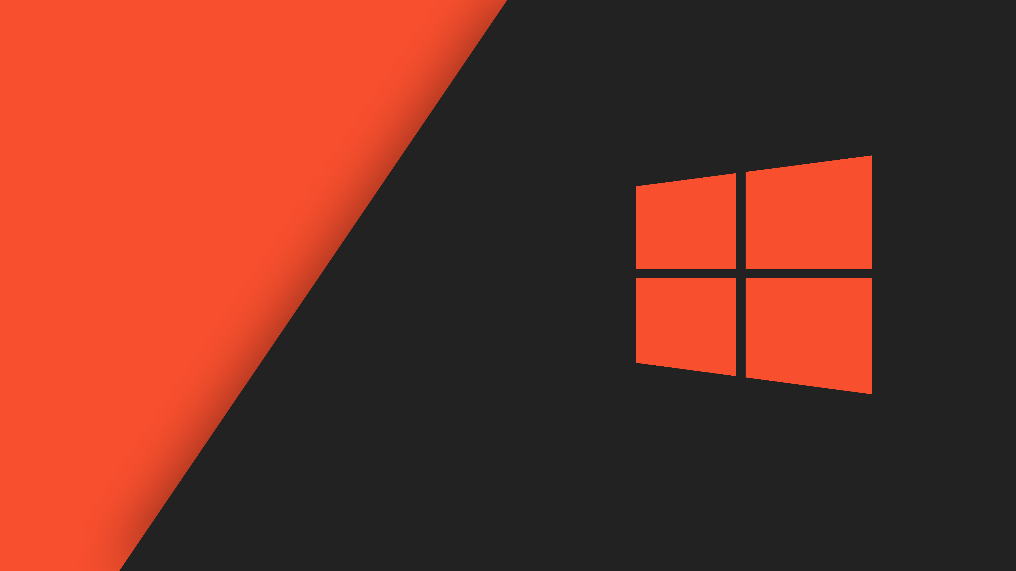 3840x2160 Windows 10 Wallpaper Red/Grey by Spectalfrag on DeviantArt