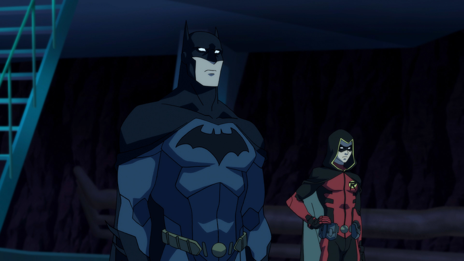 1920x1080 Batman and Red Robin in Young Justice: Outsiders (Credit: DC Universe)