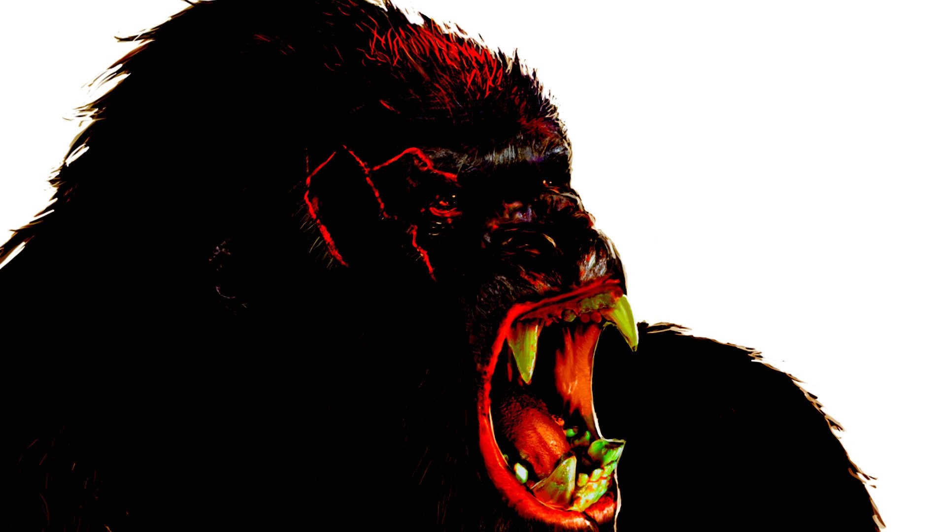 1920x1080 Movie - King Kong (1976) Monkey Scary Demon King Kong Wallpaper