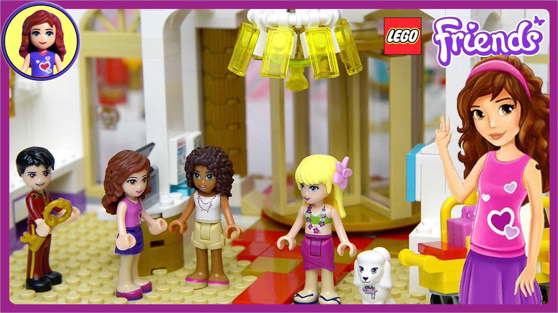 1920x1080 Dessin Lego Friends Lovely Lego Friends Heartlake Grand Hotel Set Part 1  Unboxing Building Of 55