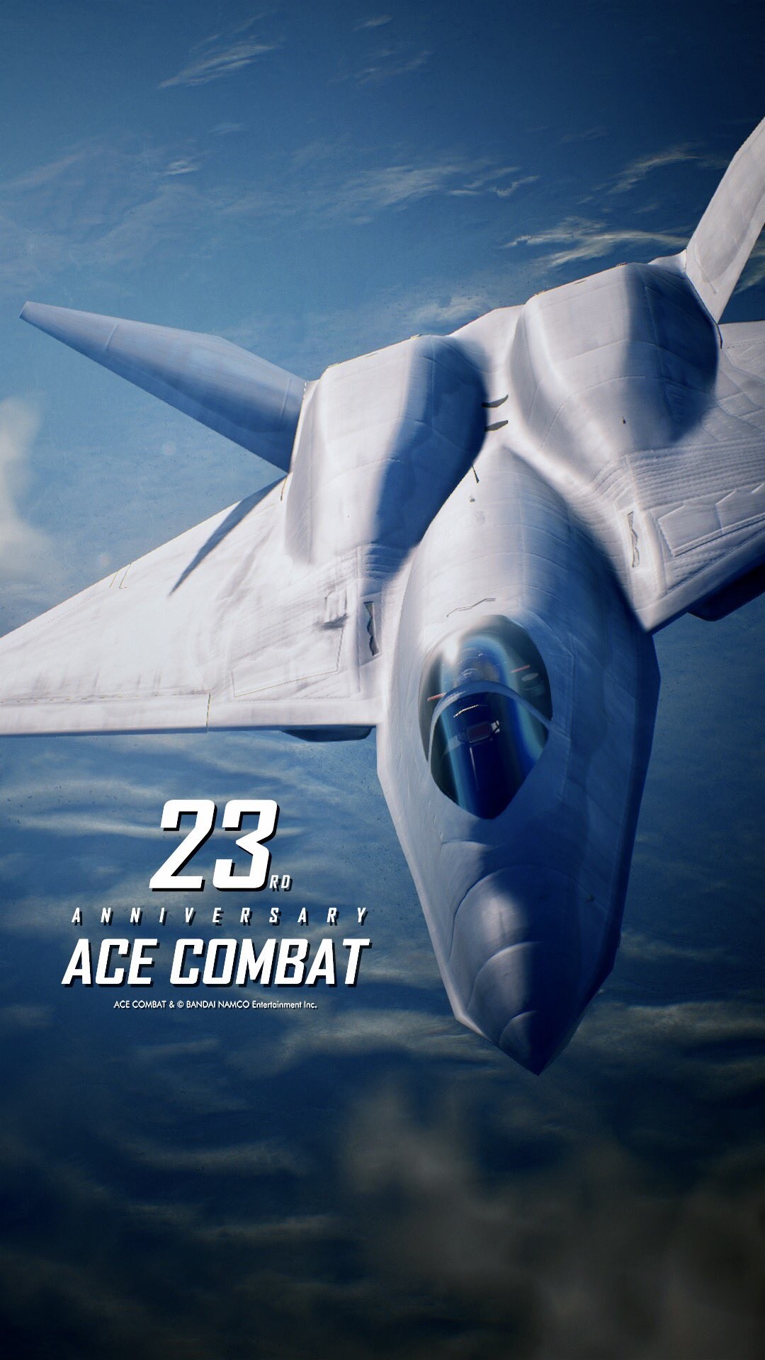 1080x1920 Ace Combat's 23rd anniversary mobile wallpaper. "