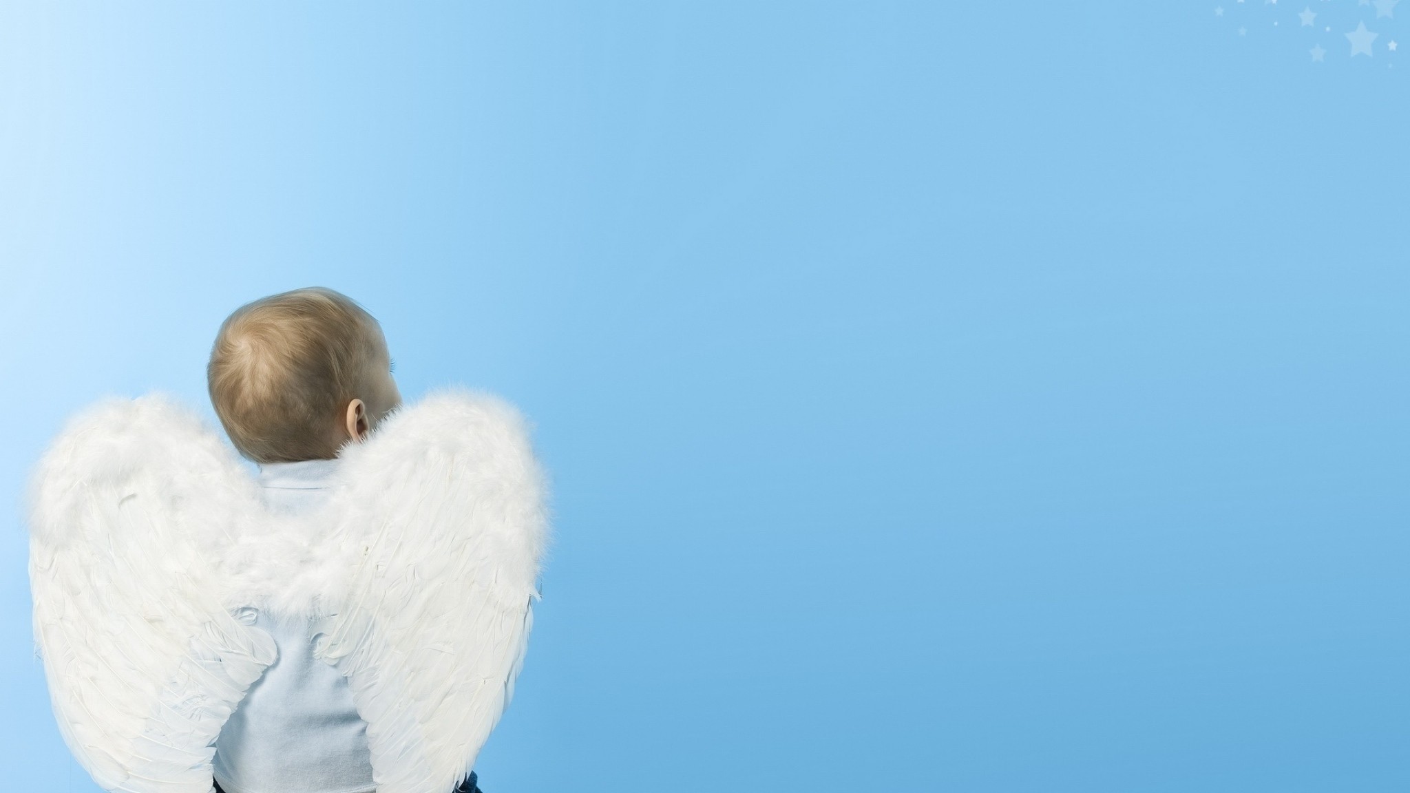 2048x1152  Wallpaper baby, child, wings, angel