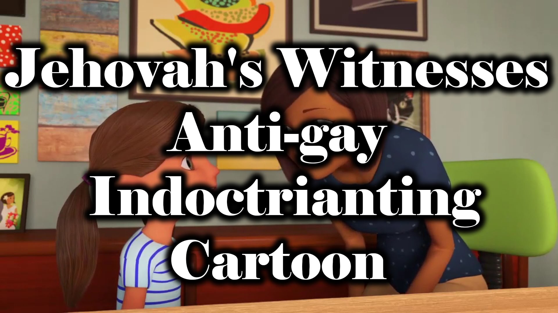 1920x1080 Jehovah's Witnesses bizarre and disturbing video teaching kids to be  homophobic!