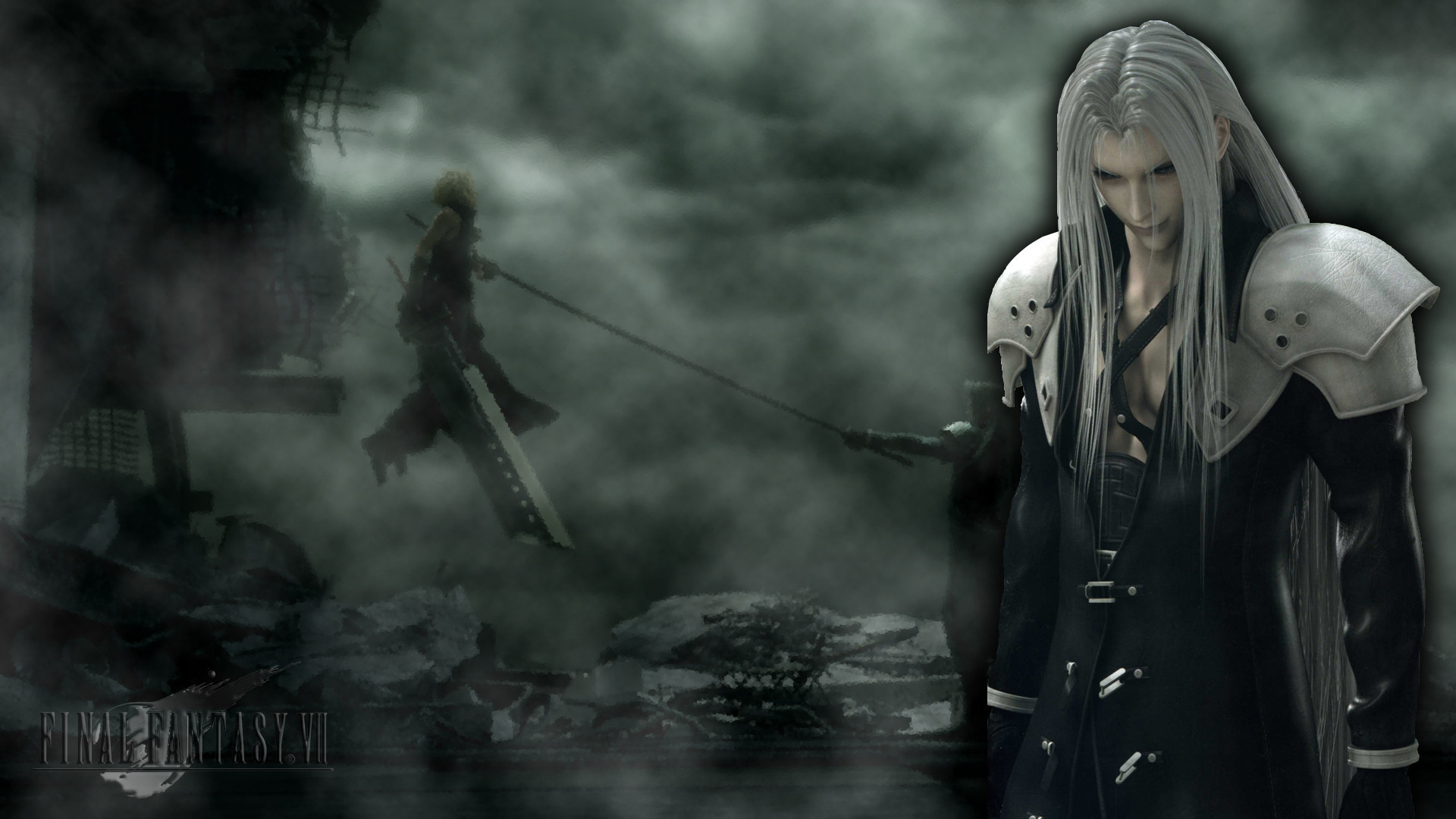 1920x1080  Sephiroth by Yuuri - Final Fantasy VII Cloud / Sephiroth