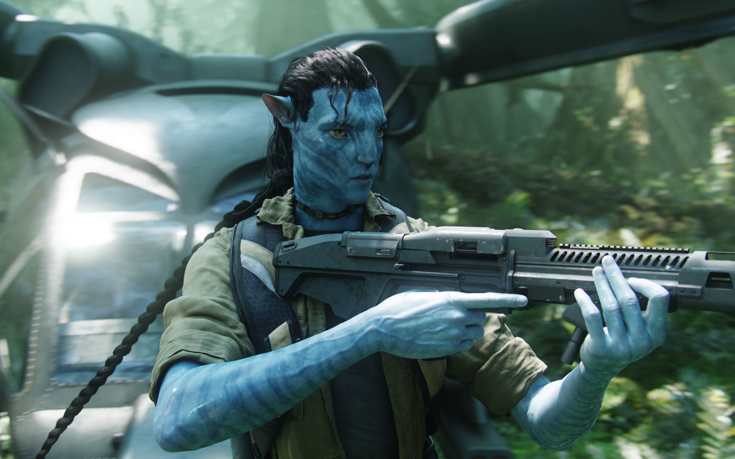 2560x1600 Jake With Gun in Avatar