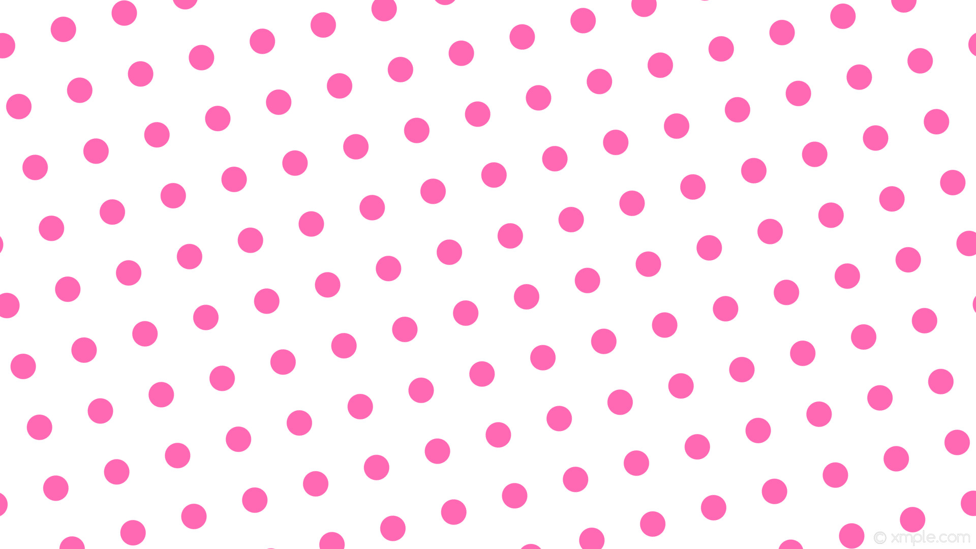 1920x1080 wallpaper white pink dots spots polka hot pink #ffffff #ff69b4 195Â° 50px  124px