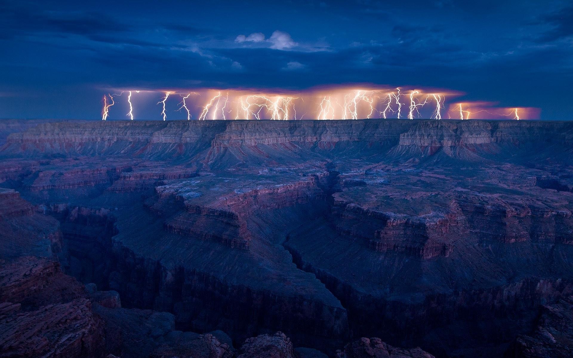 1920x1200 HD Gr Canyon Thunderstorm Wallpaper | Download Free - 58608