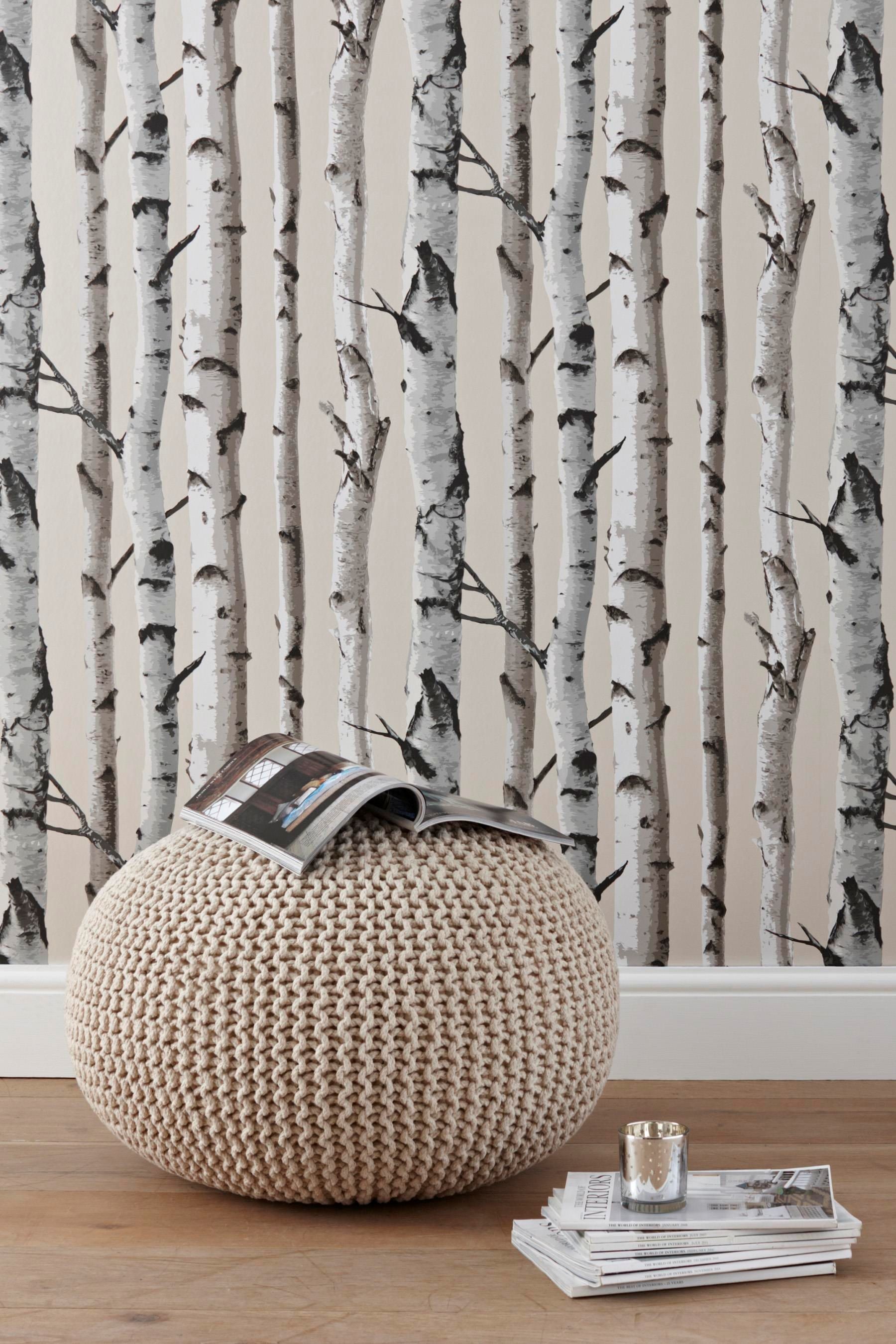 1800x2700 Birch trees wallpaper- would like this for the chimney breast.