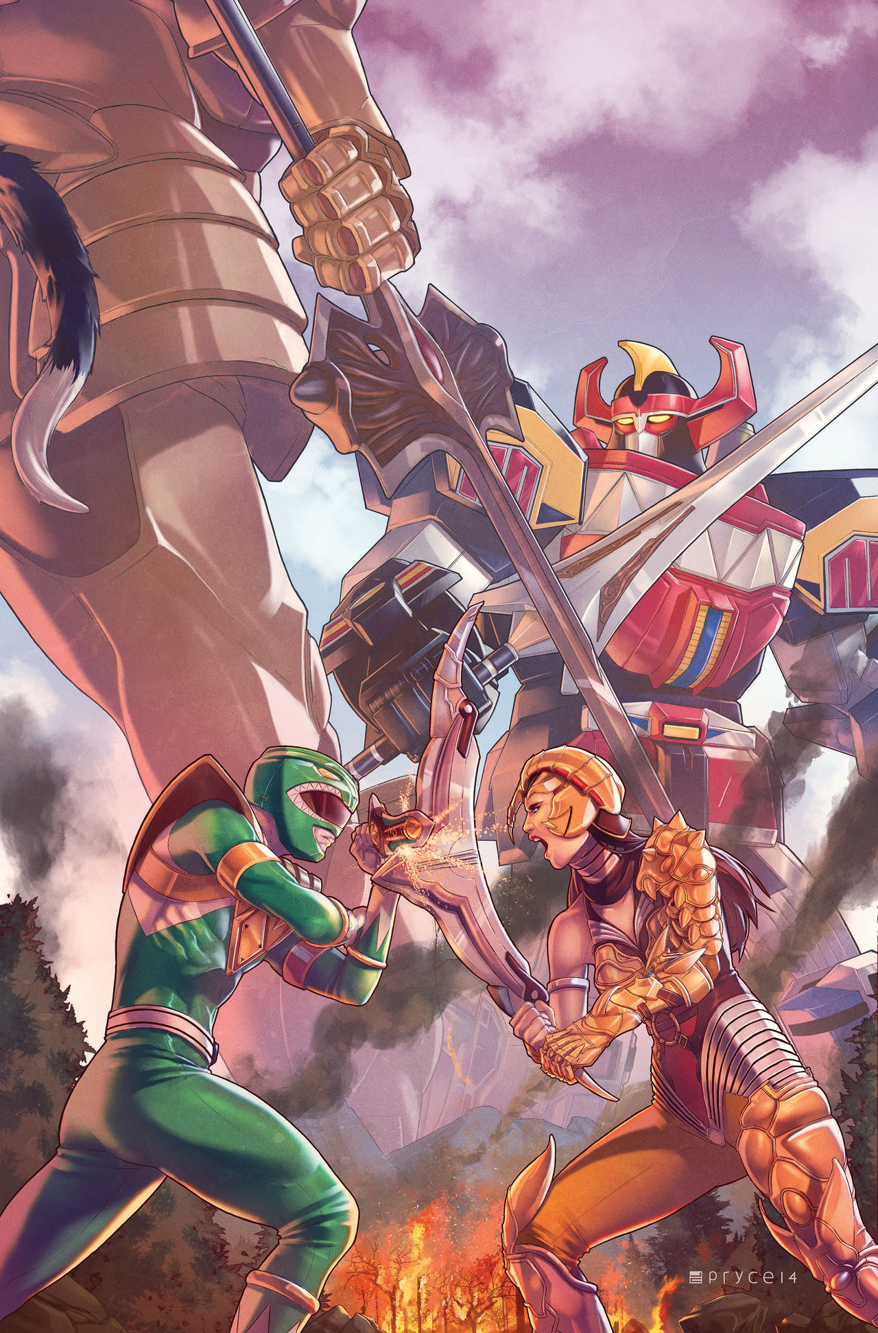 1280x1943 ... Mighty Morphin Power Rangers #2 by Pryce14