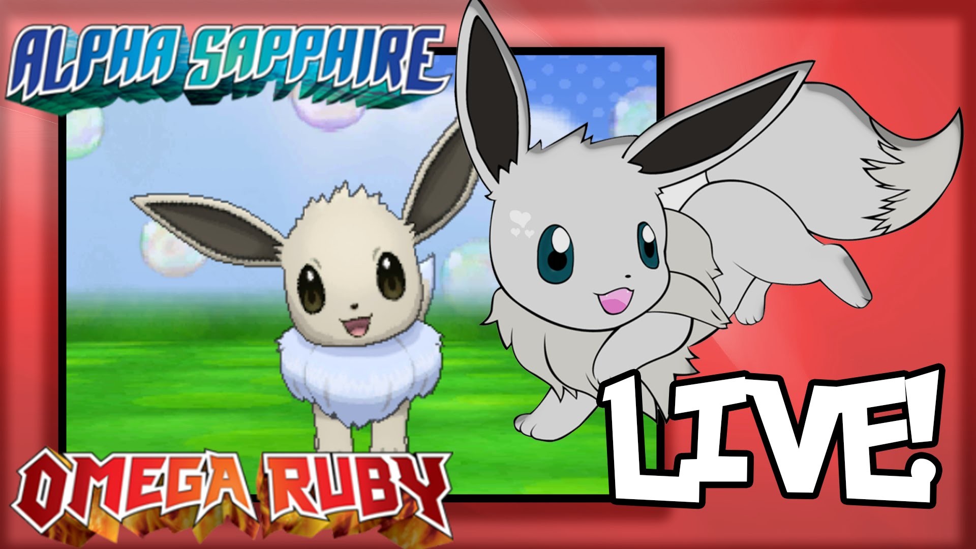 1920x1080 Live Shiny Eevee after Chain of 105! Omega Ruby and Alpha Sapphire! -  YouTube