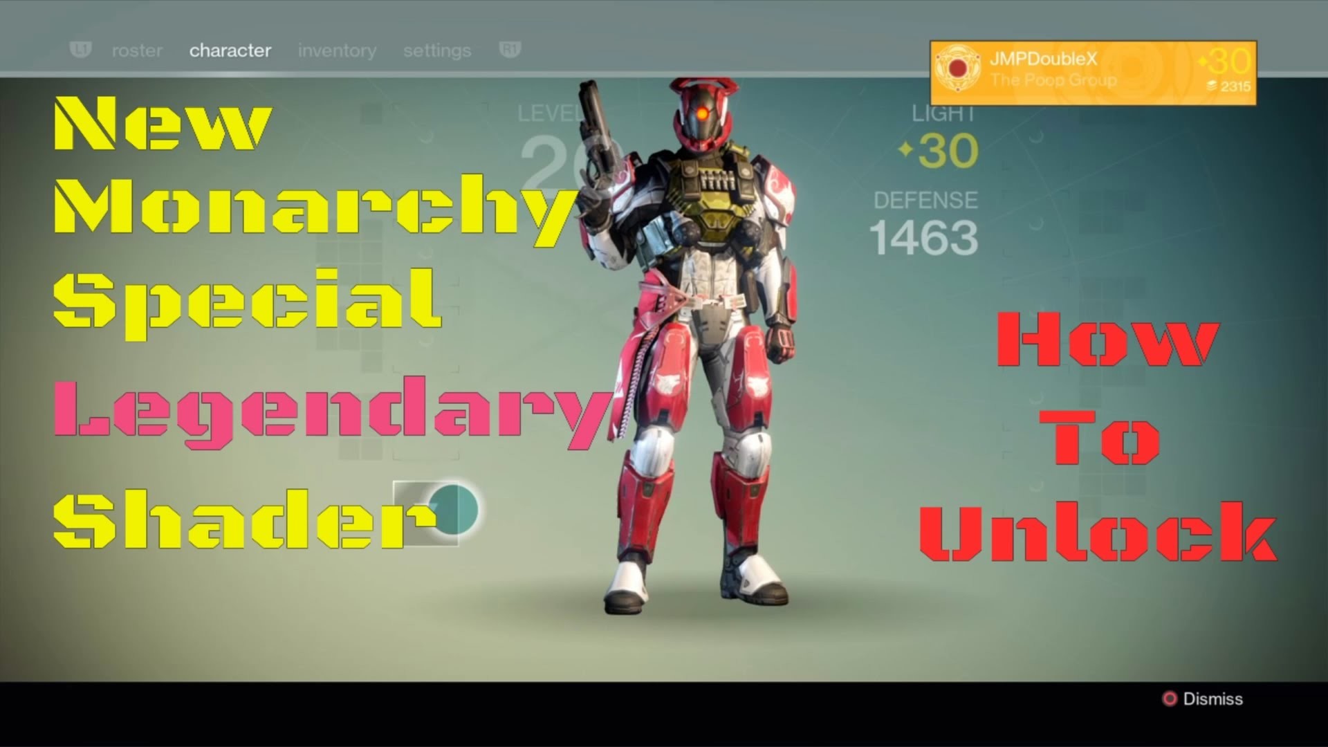1920x1080 Destiny - Special New Monarchy Shader - Amalthea Legendary Shader - How To  Get - YouTube