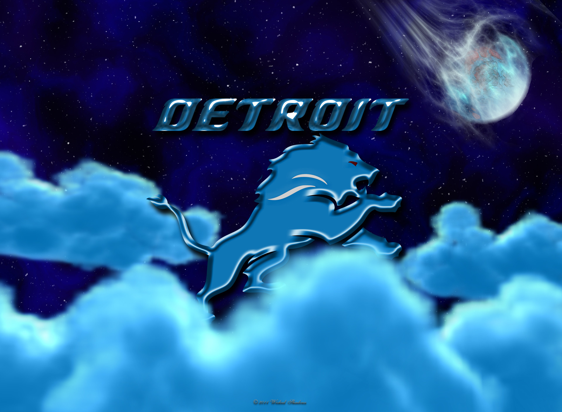1920x1408 Detroit Lions Above The Clouds wallpaper