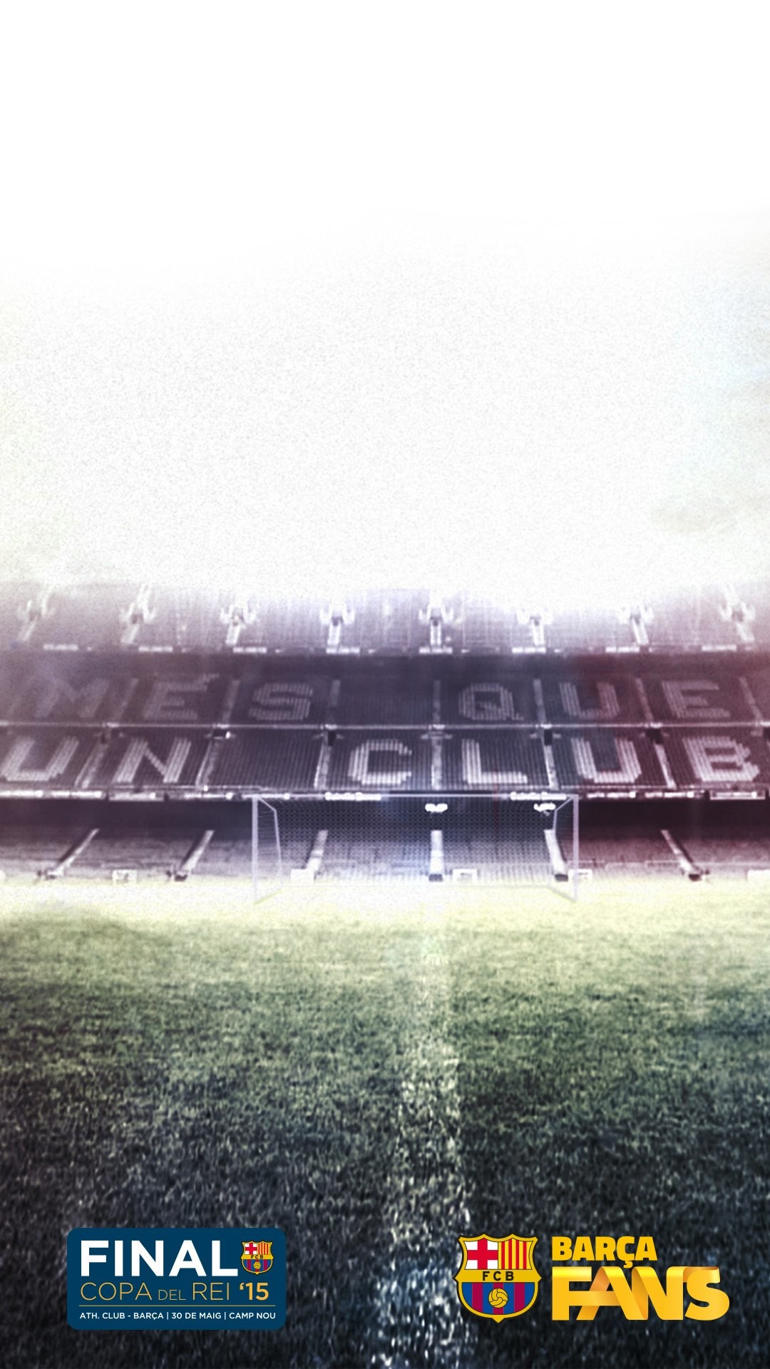 1080x1920 Epic wallpaper with the Barcelona FC Stadium - Camp Nou
