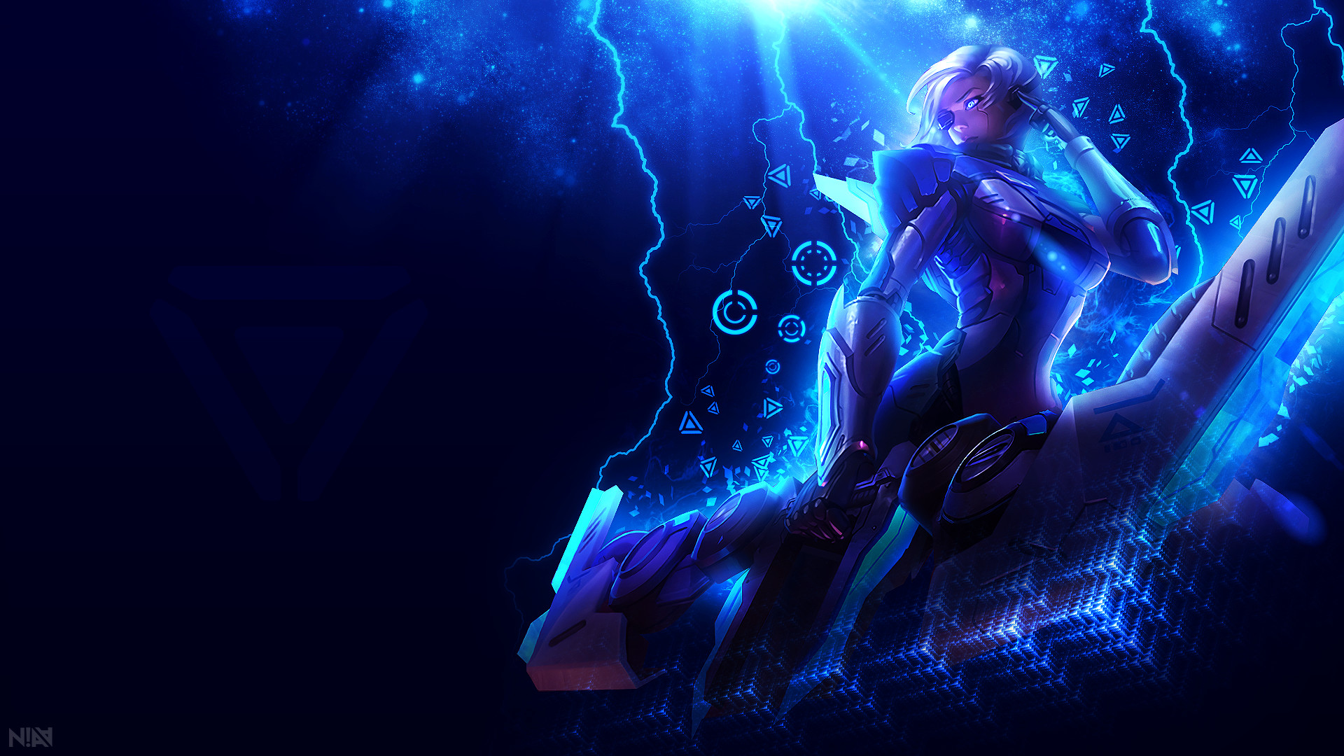 1920x1080 ... PROJECT: Ashe Wallpaper -  DISRUPTION by AliceeMad