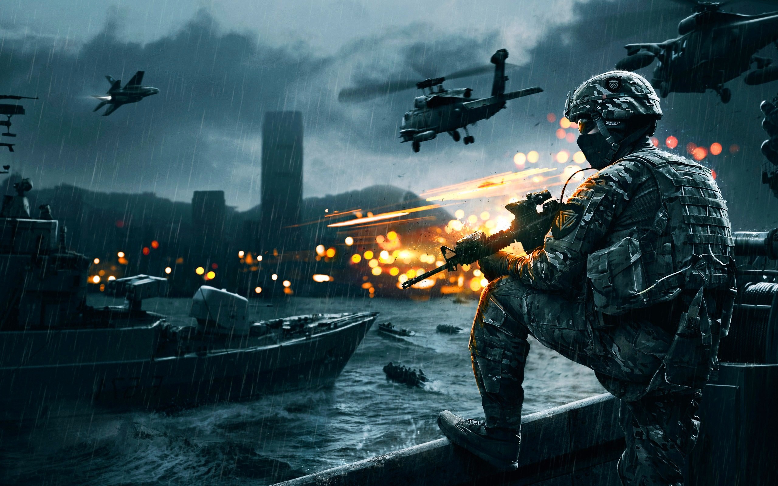 2560x1600 Battlefield 4 Wallpaper - Siege of Shanghai