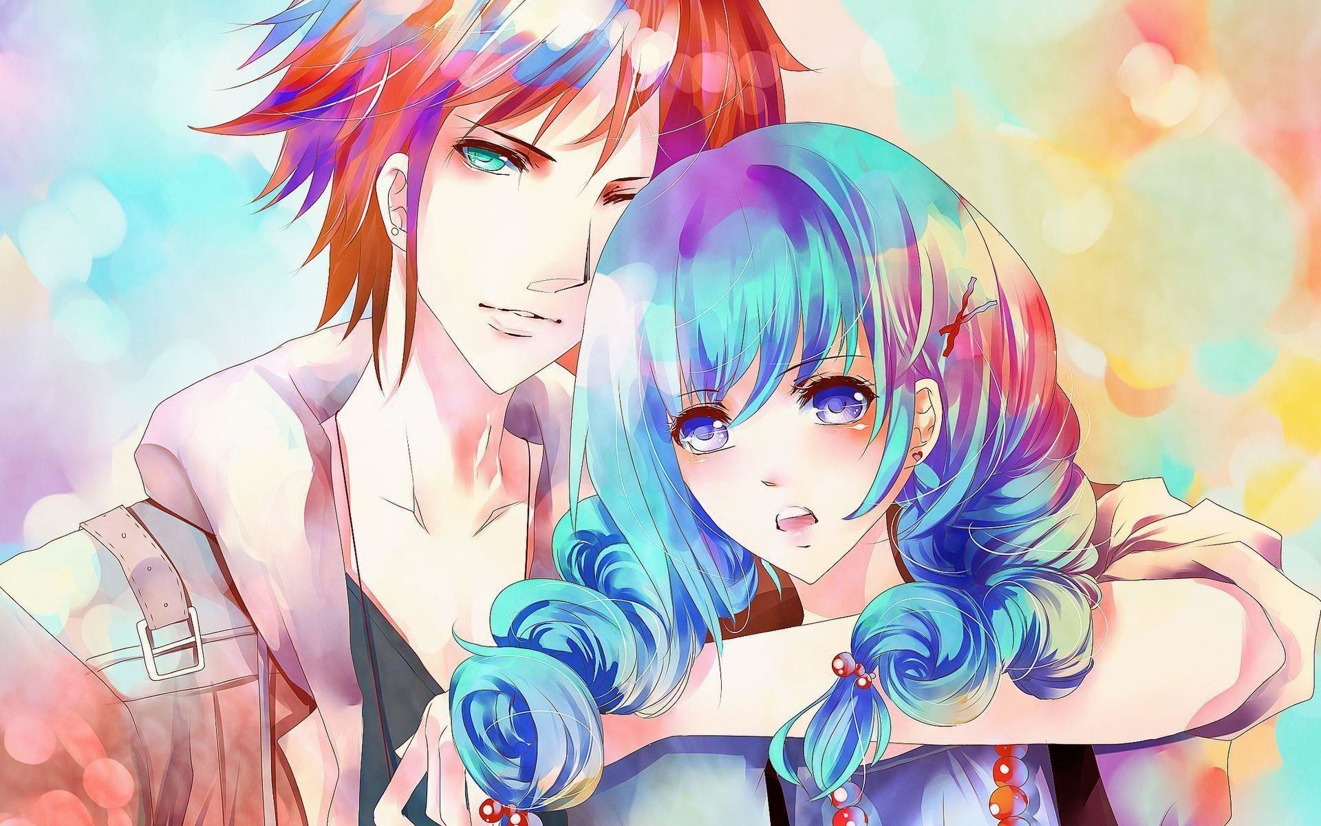 1920x1200 wallpaper.wiki-HD-Cute-Anime-Couple-Picture-PIC-