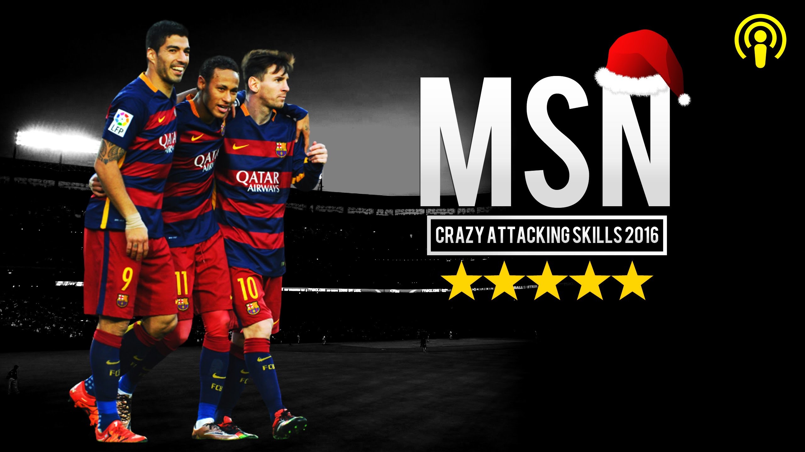 2560x1440 MSN Show 2015/16 â»Messi â Suarez â Neymar Jr - Crazy Attacking Skills | HD  - YouTube